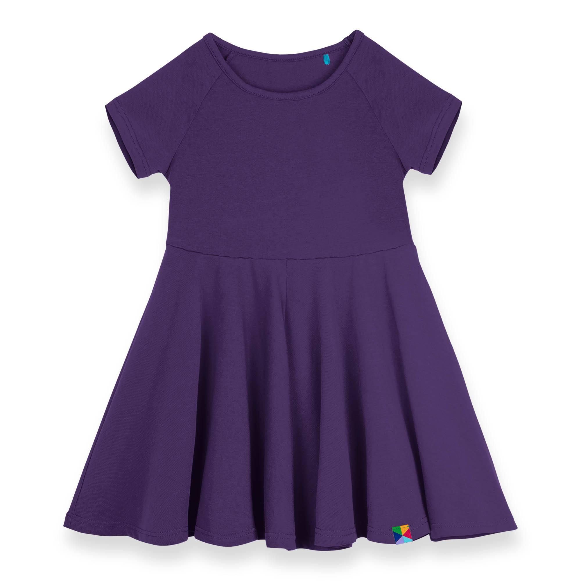 Violet short sleeve dress