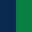 navy blue - green