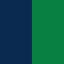 navy blue - green