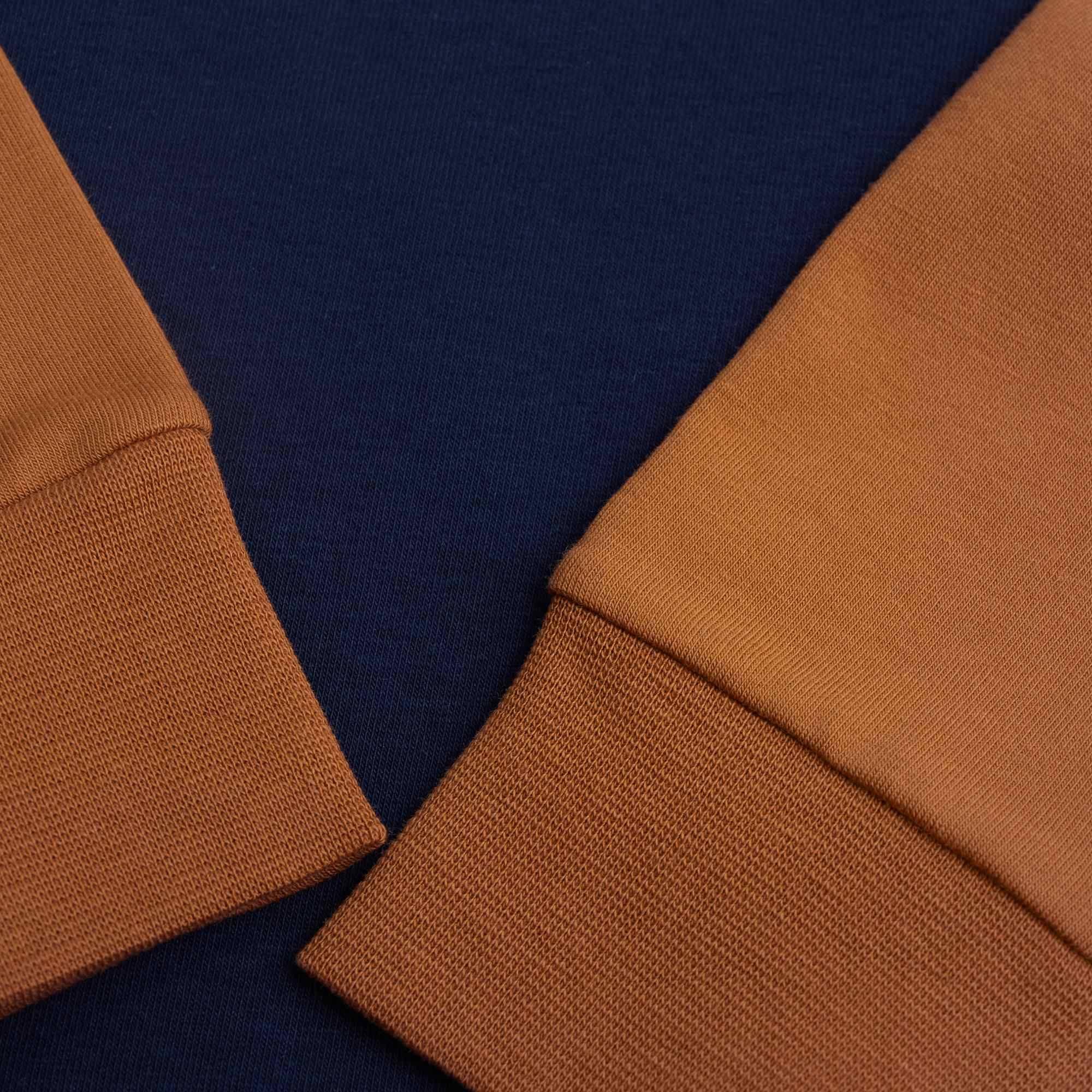 Caramel - navy blue two-colour shirt