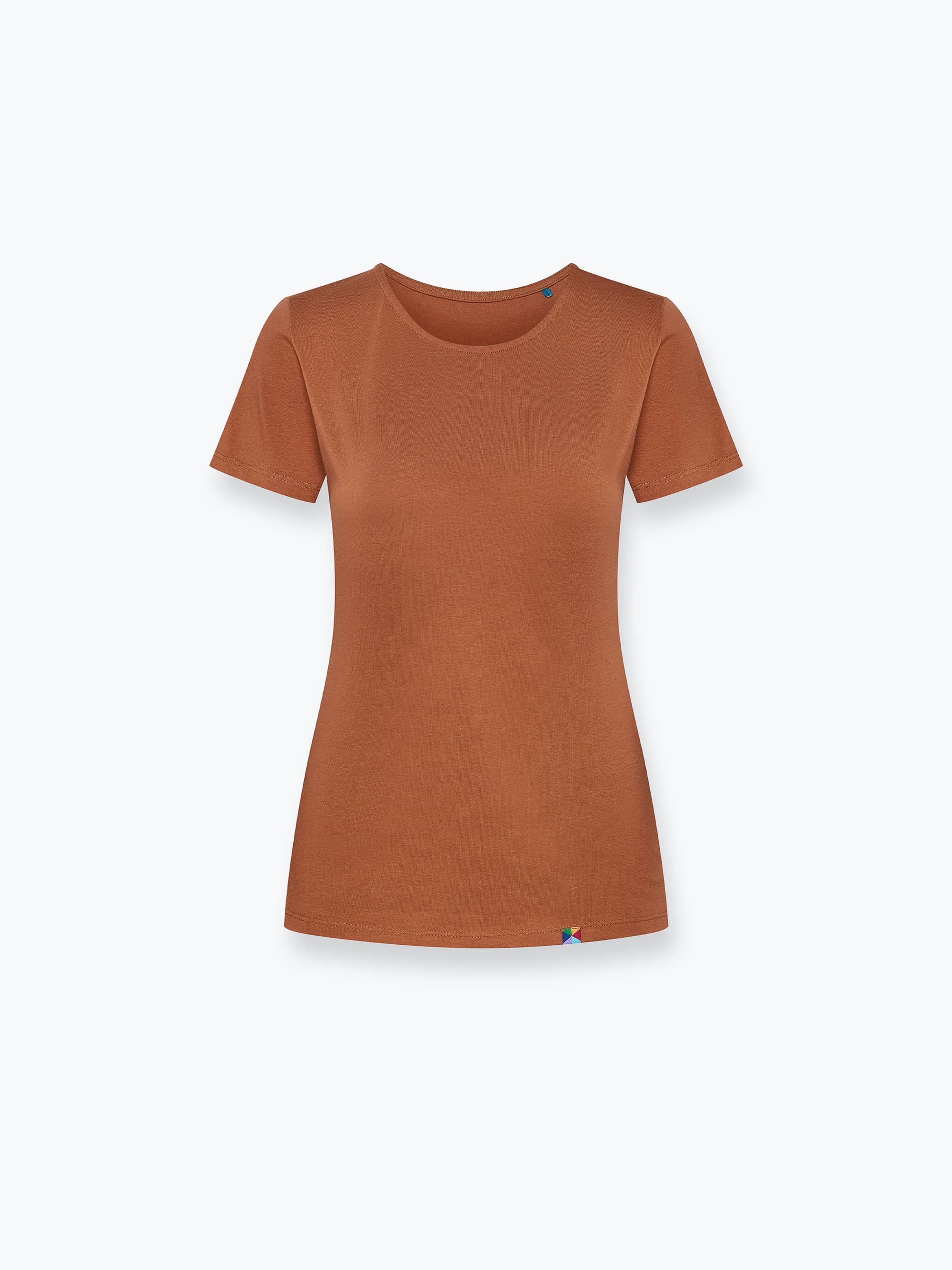 Caramel crew neck shirt Women