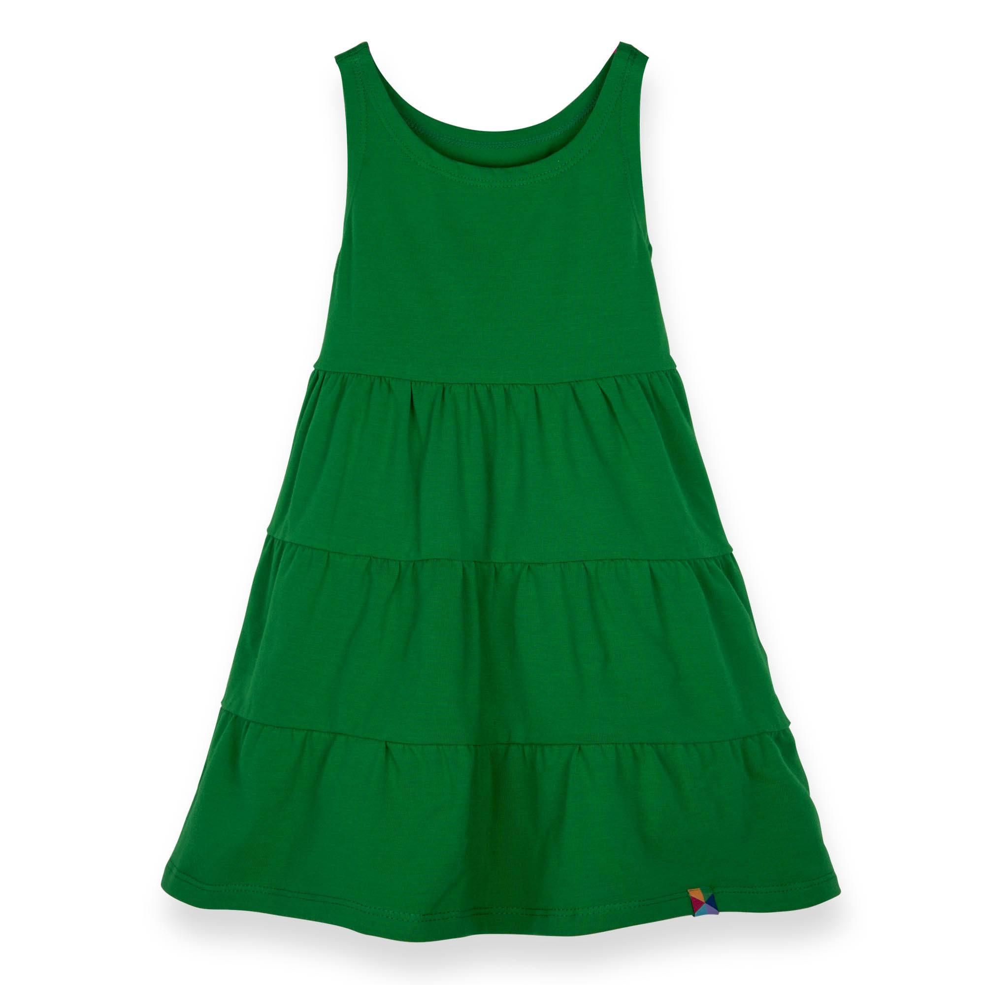 Green sleeveless dress