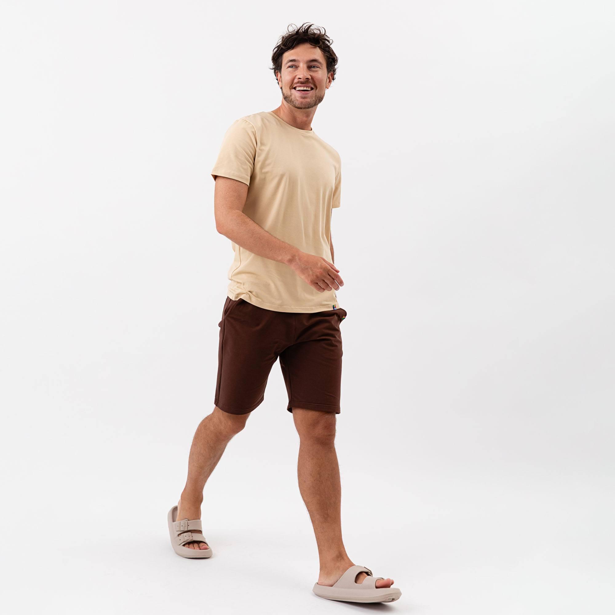 Beige T-shirt Men