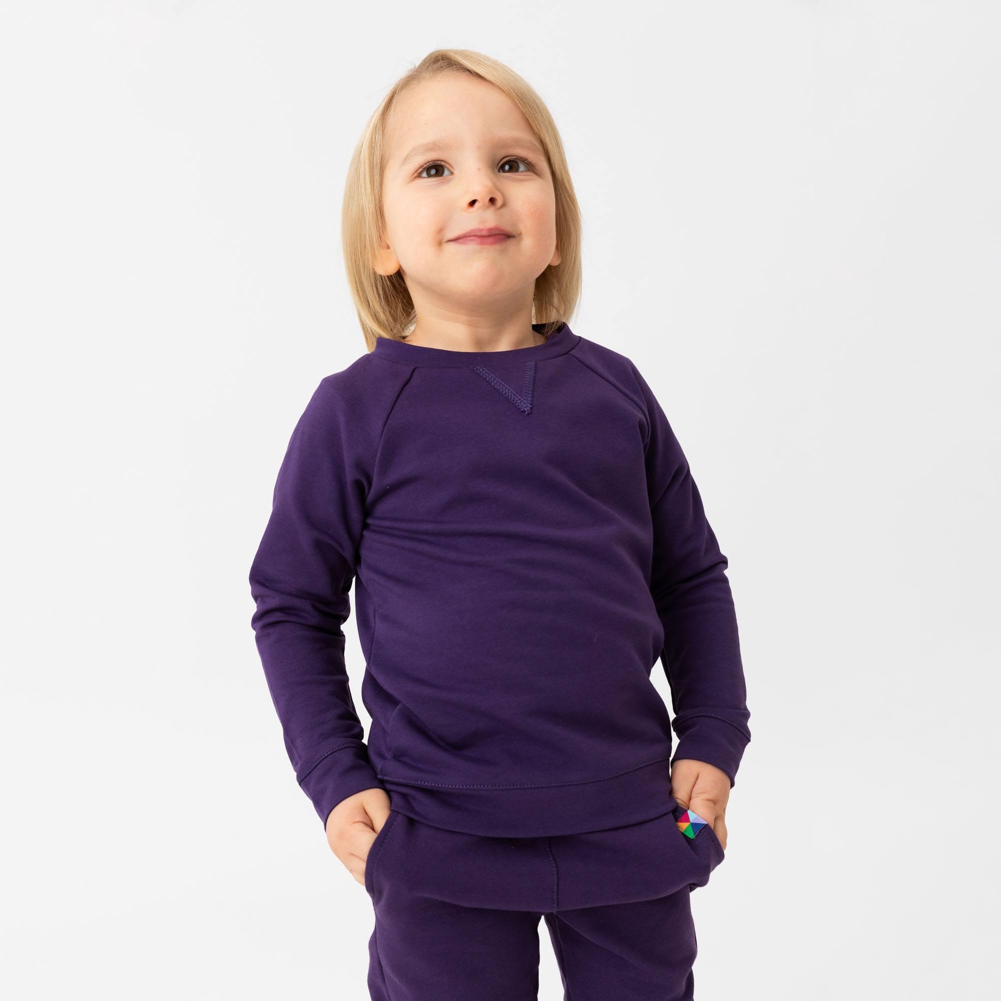 Violet pullover sweatshirt