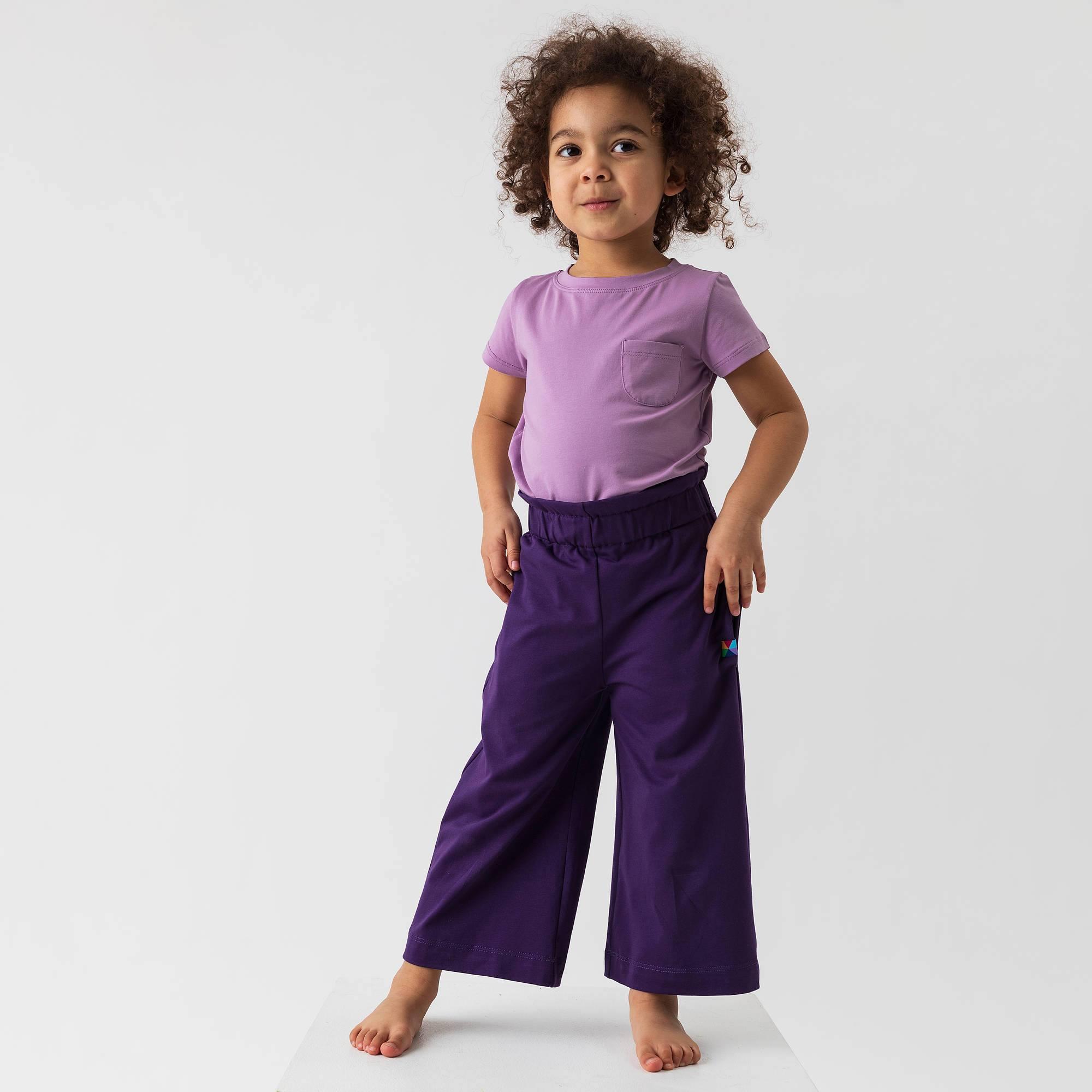 Violet culotte trousers