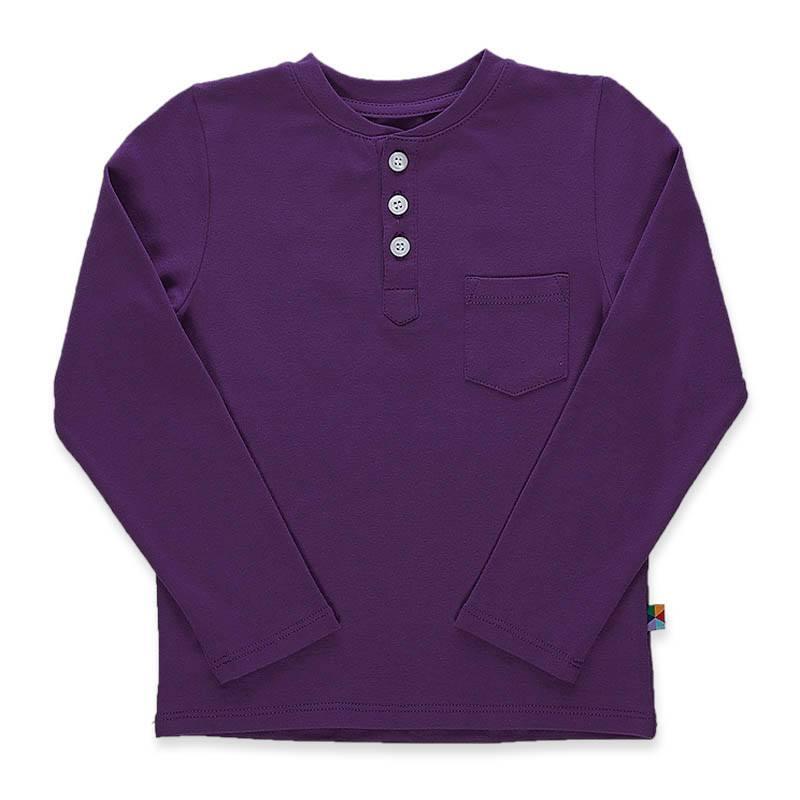 Violet henley longsleeve shirt