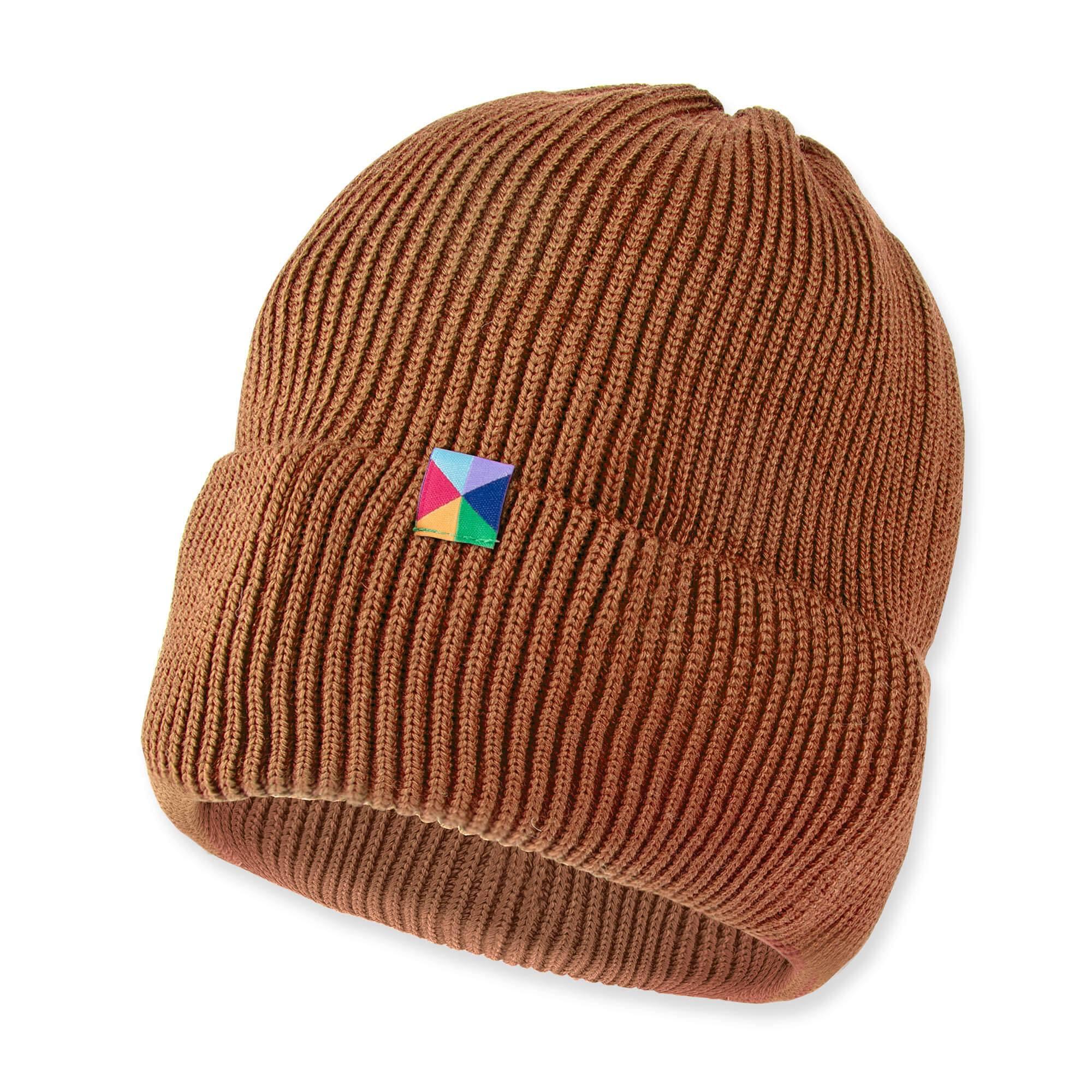 Caramel merino wool hat kids