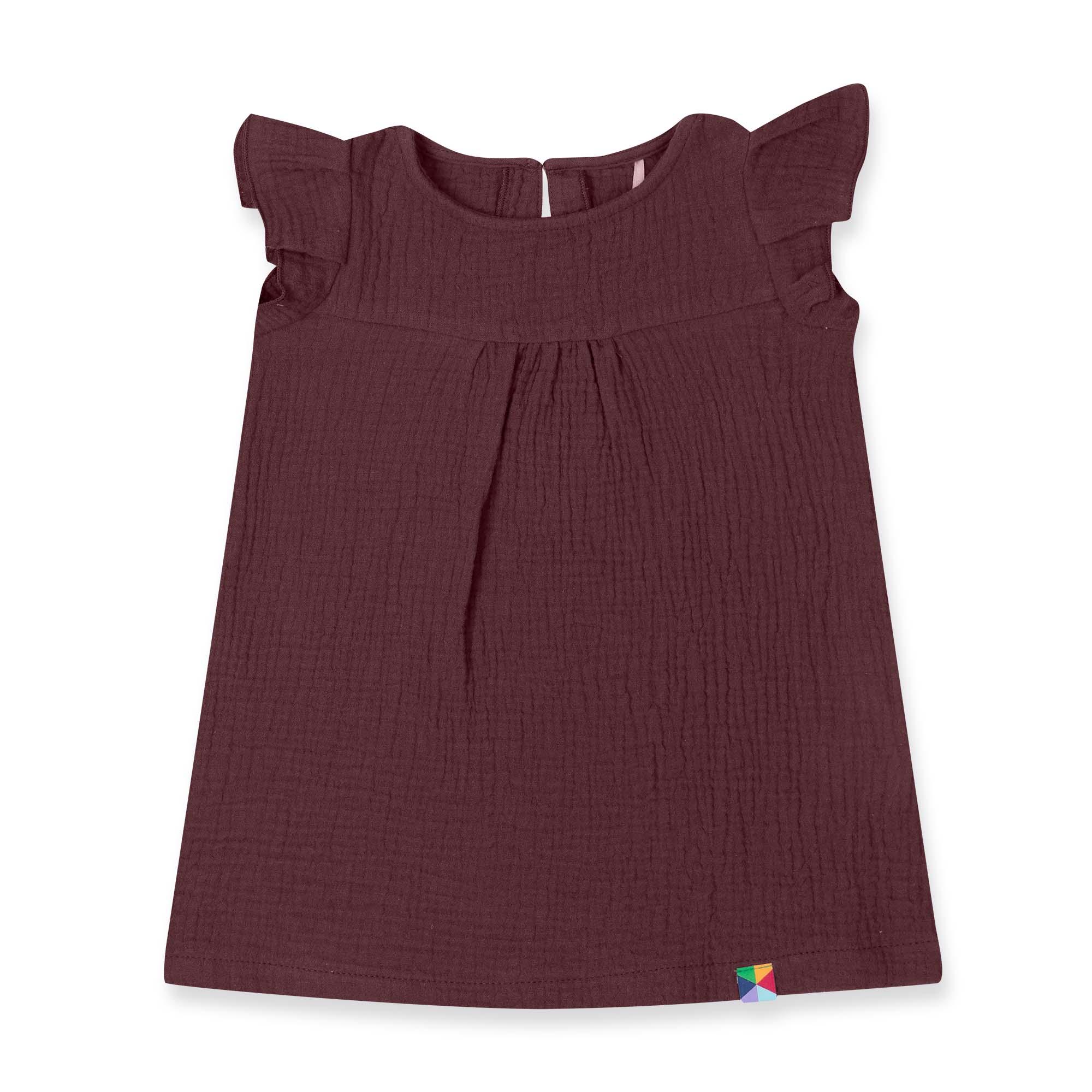 Plum muslin dress Baby