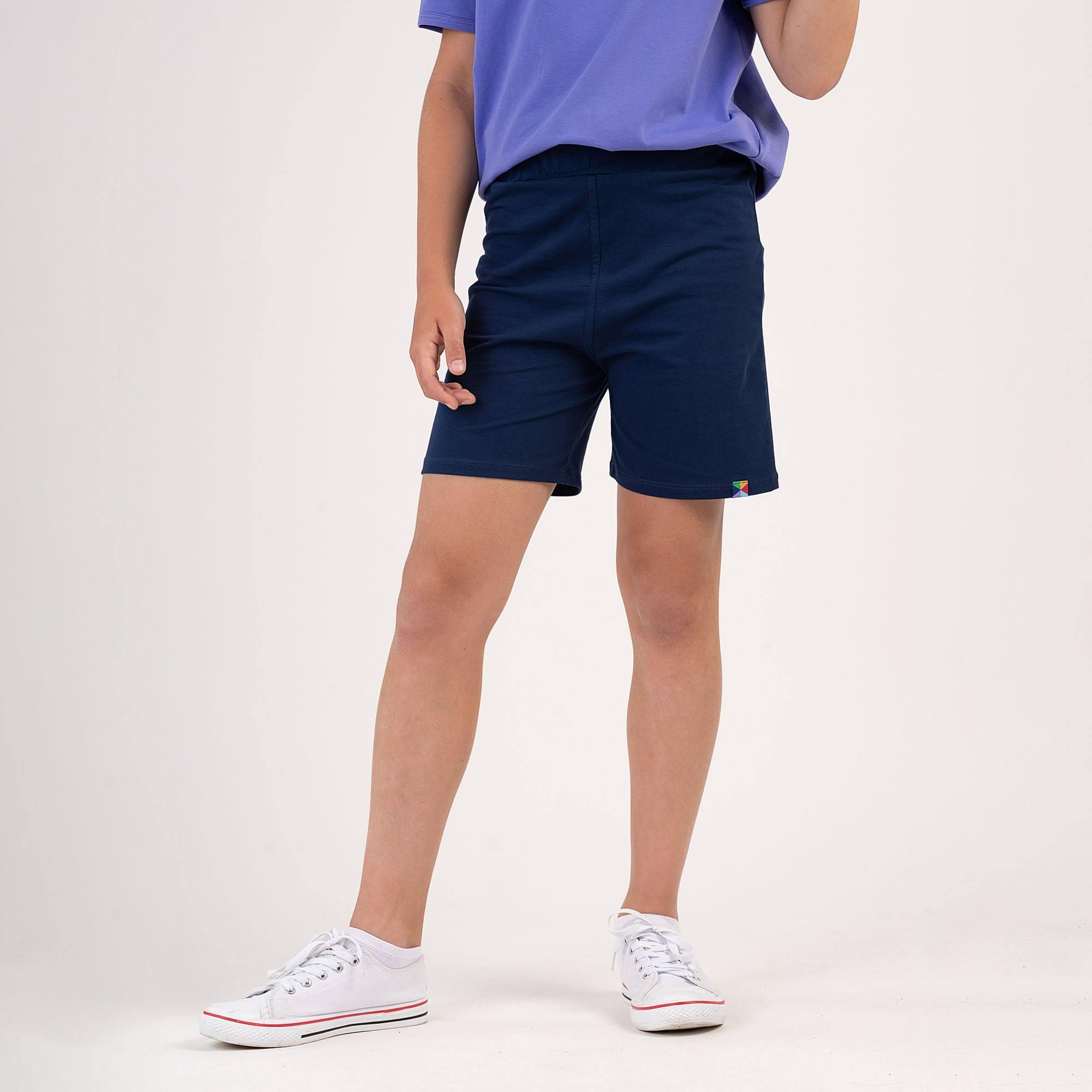 Navy blue sweat shorts Junior