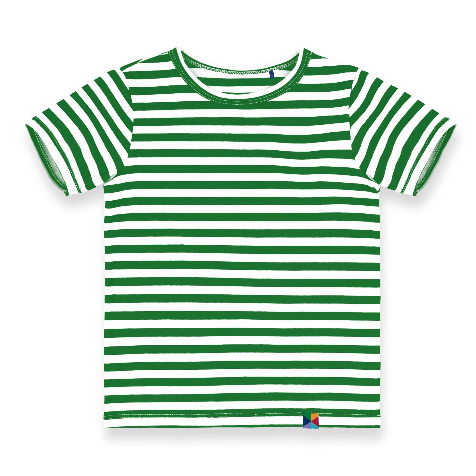 Green stripes T-shirt