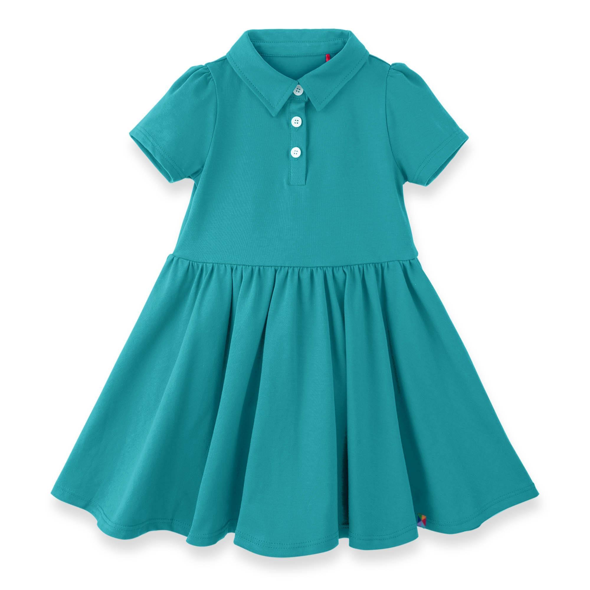 Turquoise polo dress