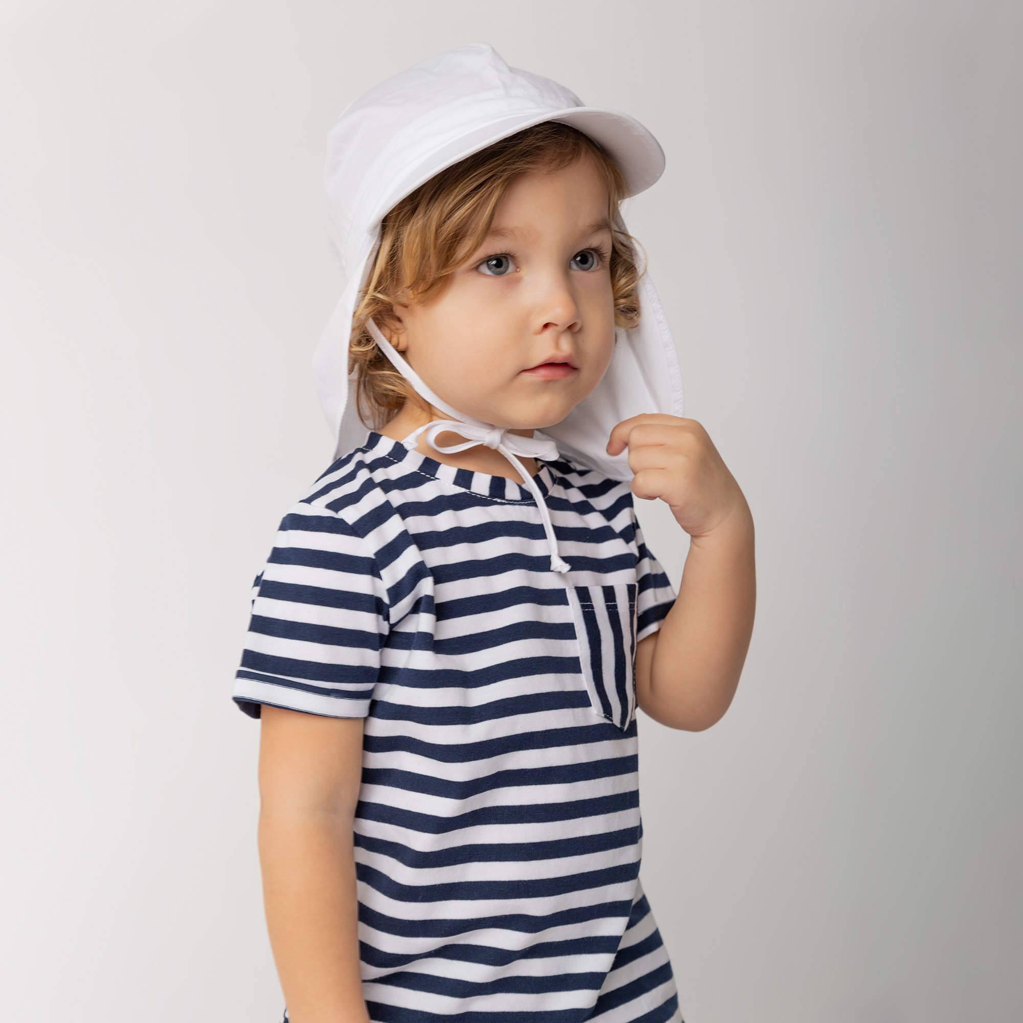 White sun hat Baby 6-36m