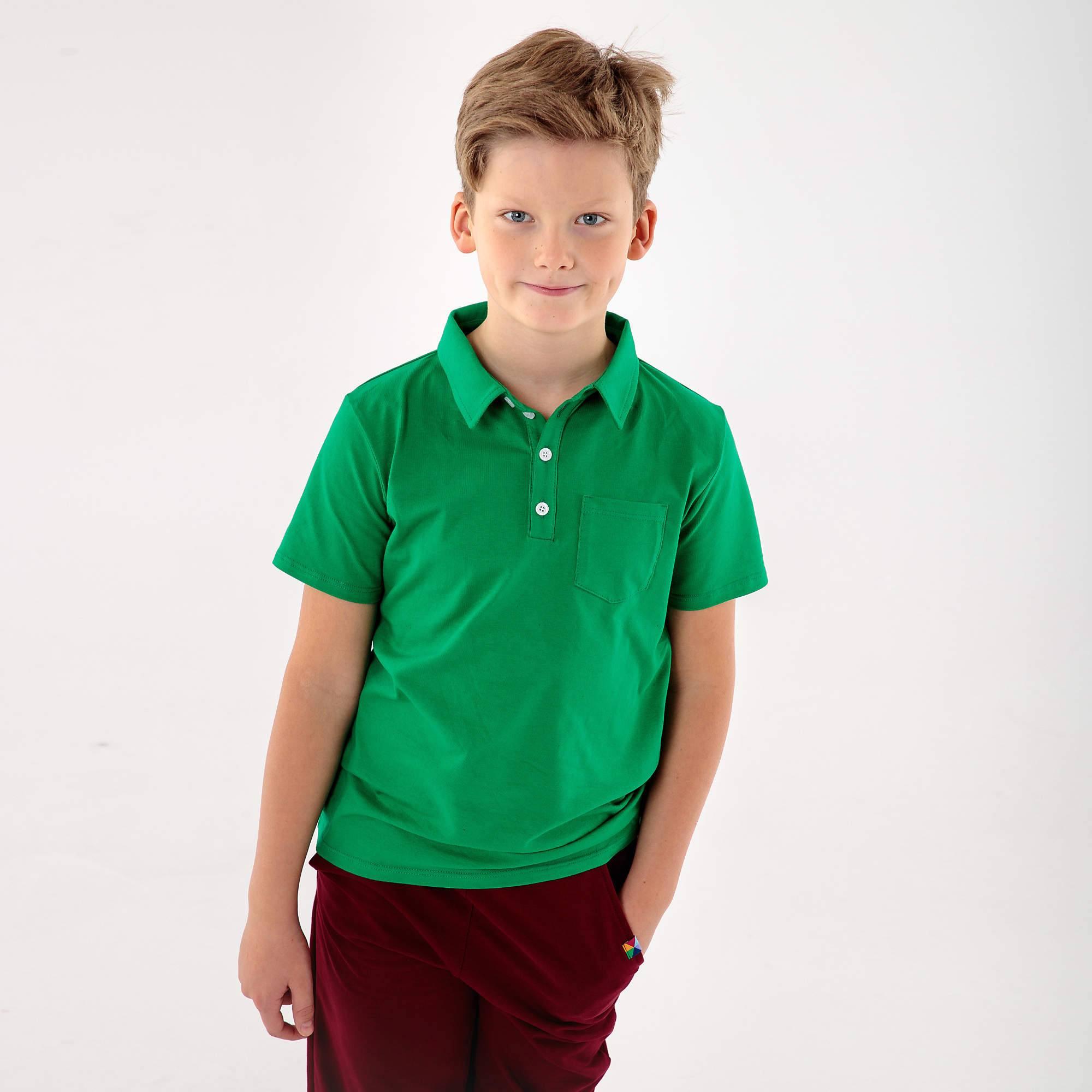 Green polo shirt Junior