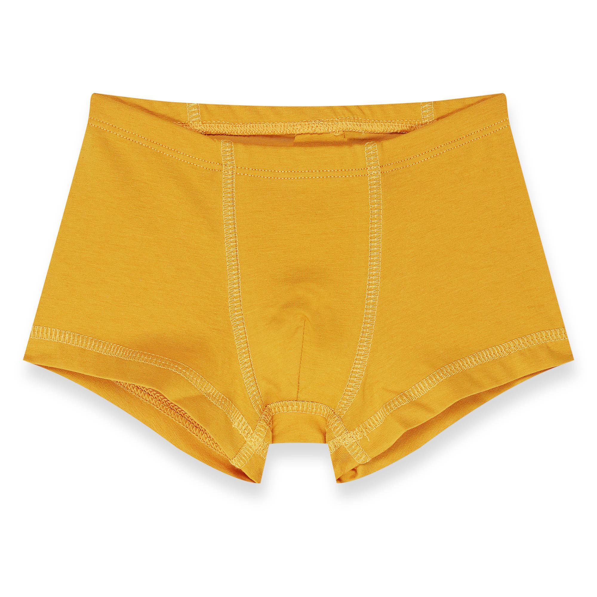 Mustard boxer shorts