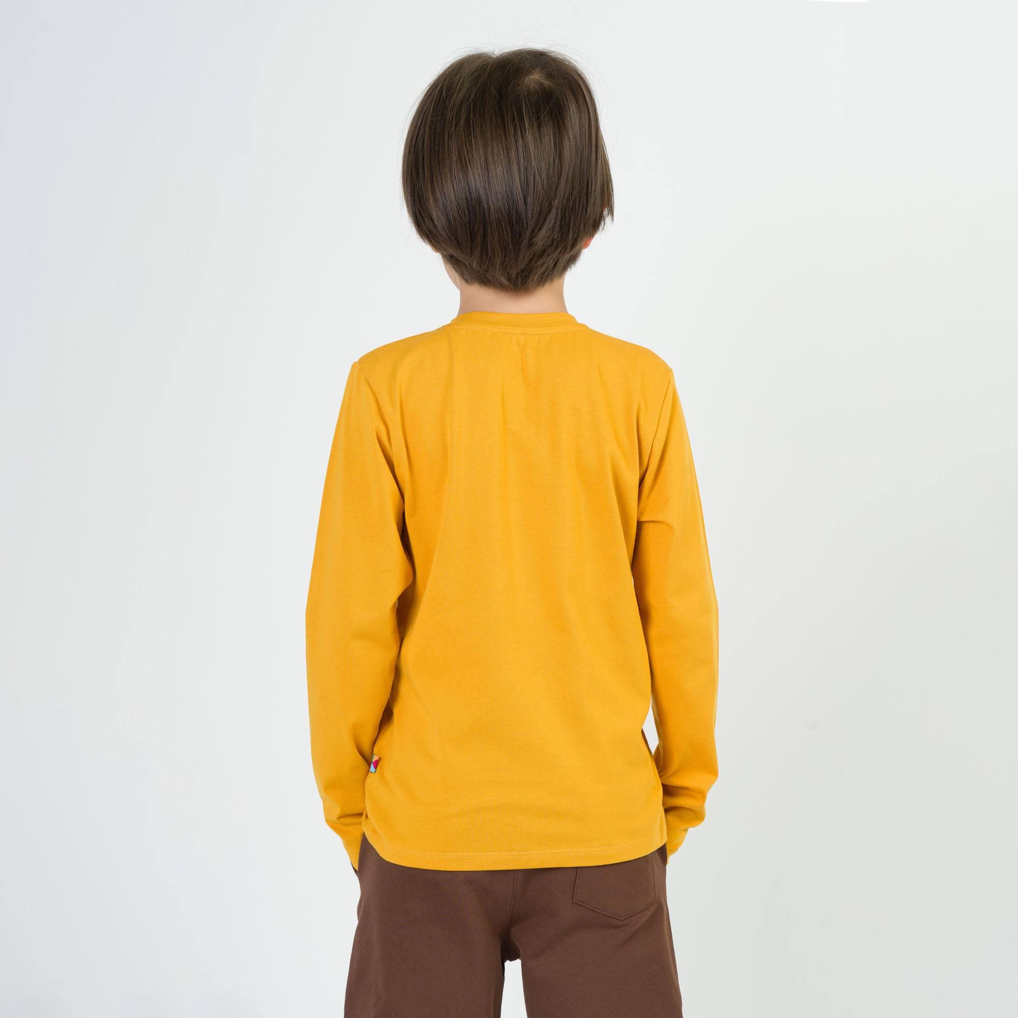 Mustard henley longsleeve shirt