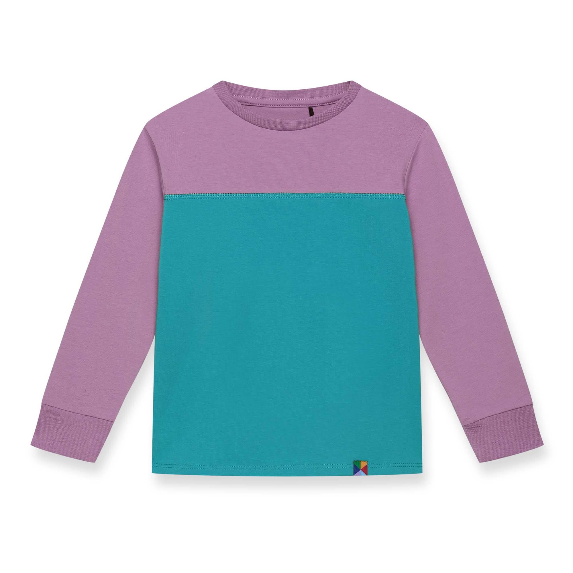 Light purple - turquoise two-colour shirt