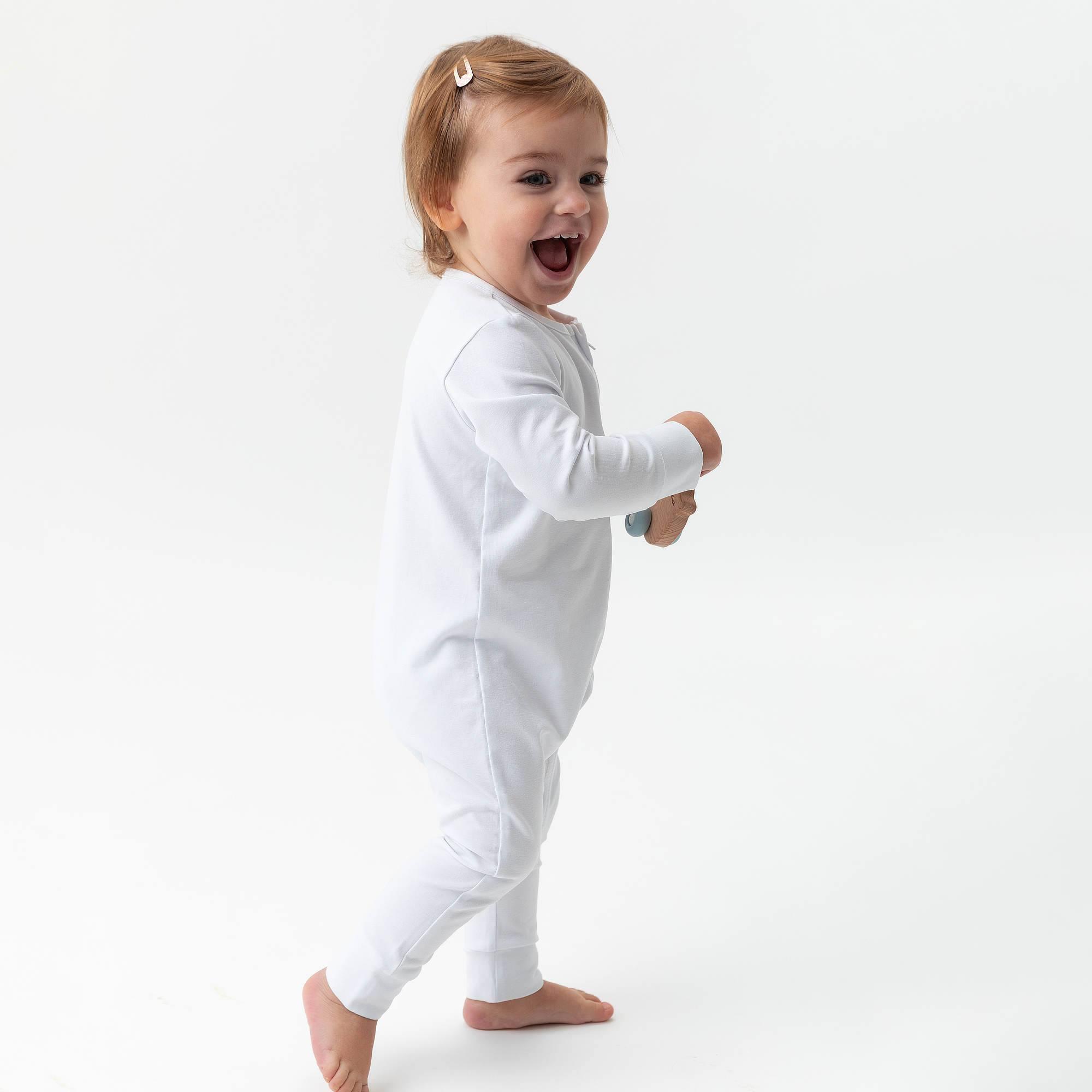 White romper suit