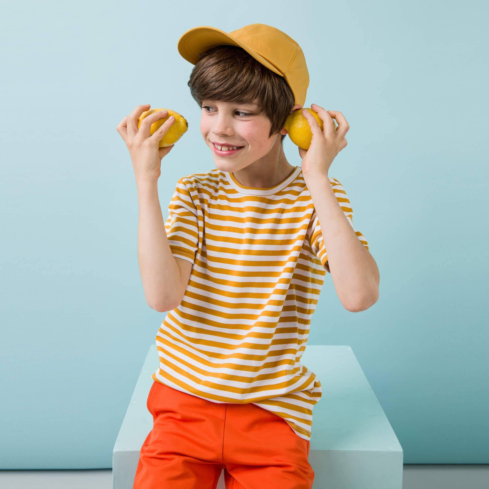 Mustard stripes T-shirt