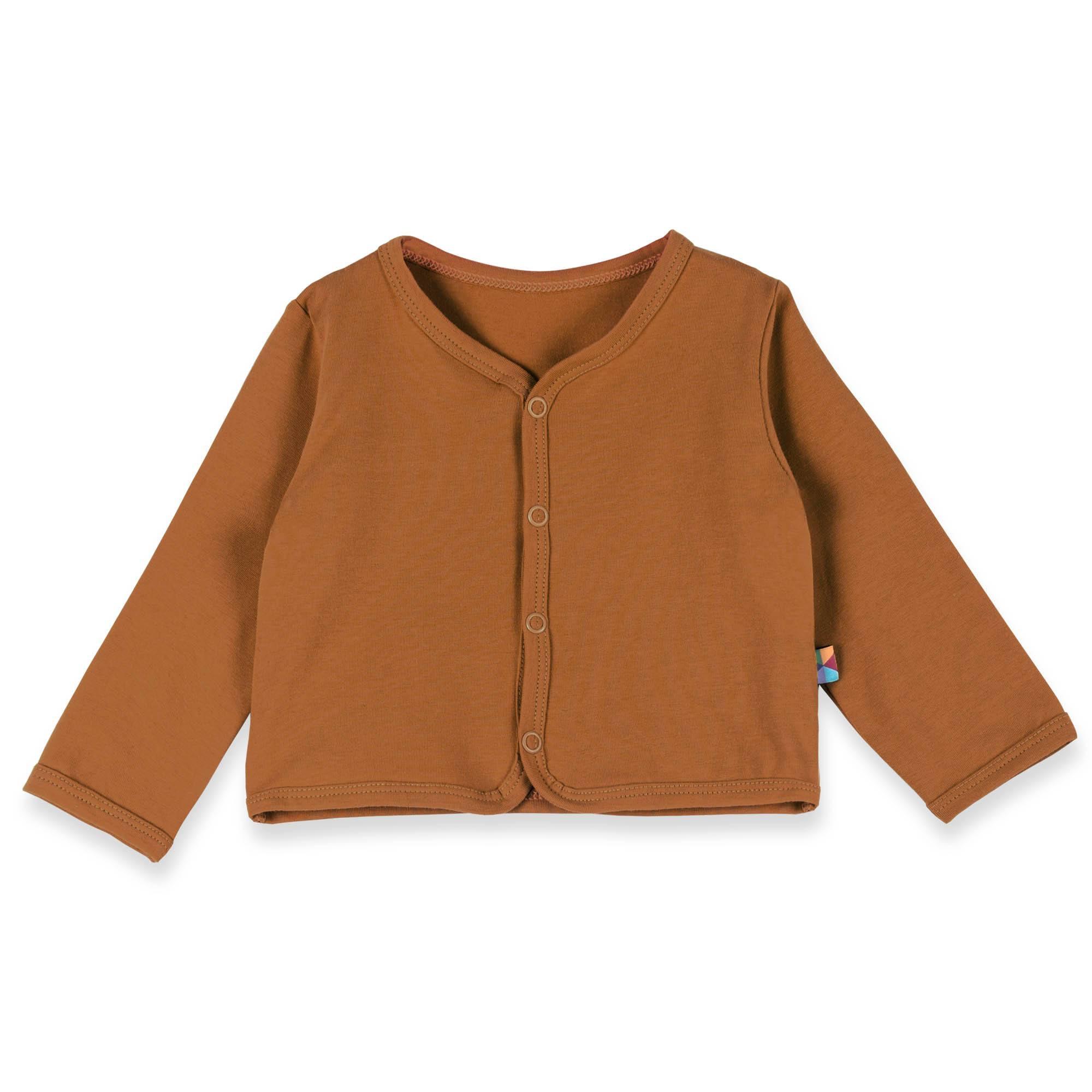 Caramel button-front cardigan