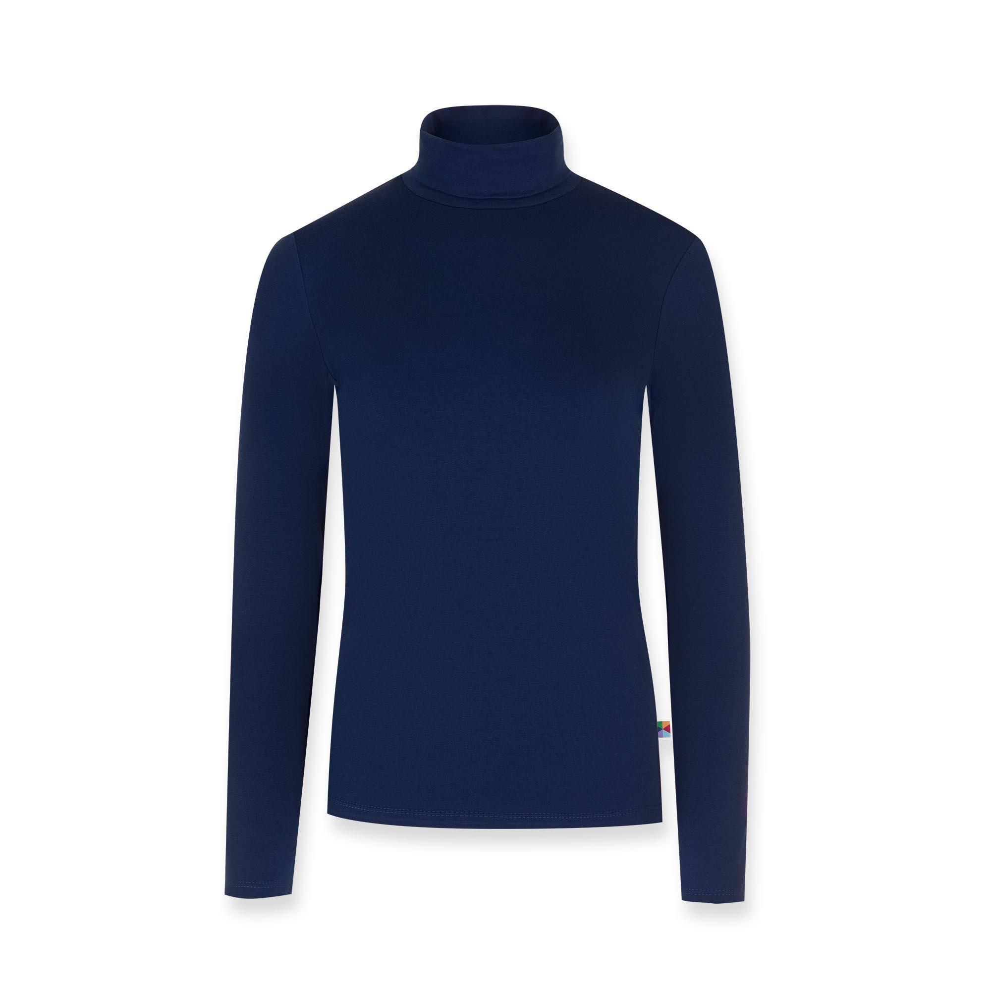 Navy blue turtleneck Women