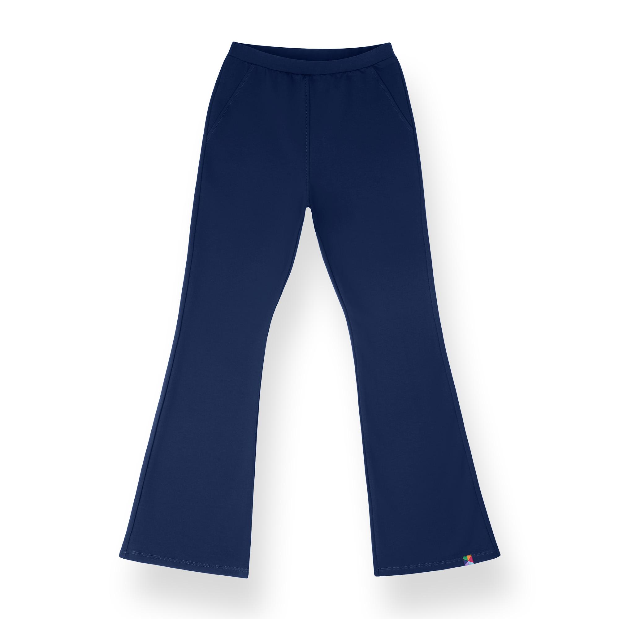 Navy blue flared pants Junior