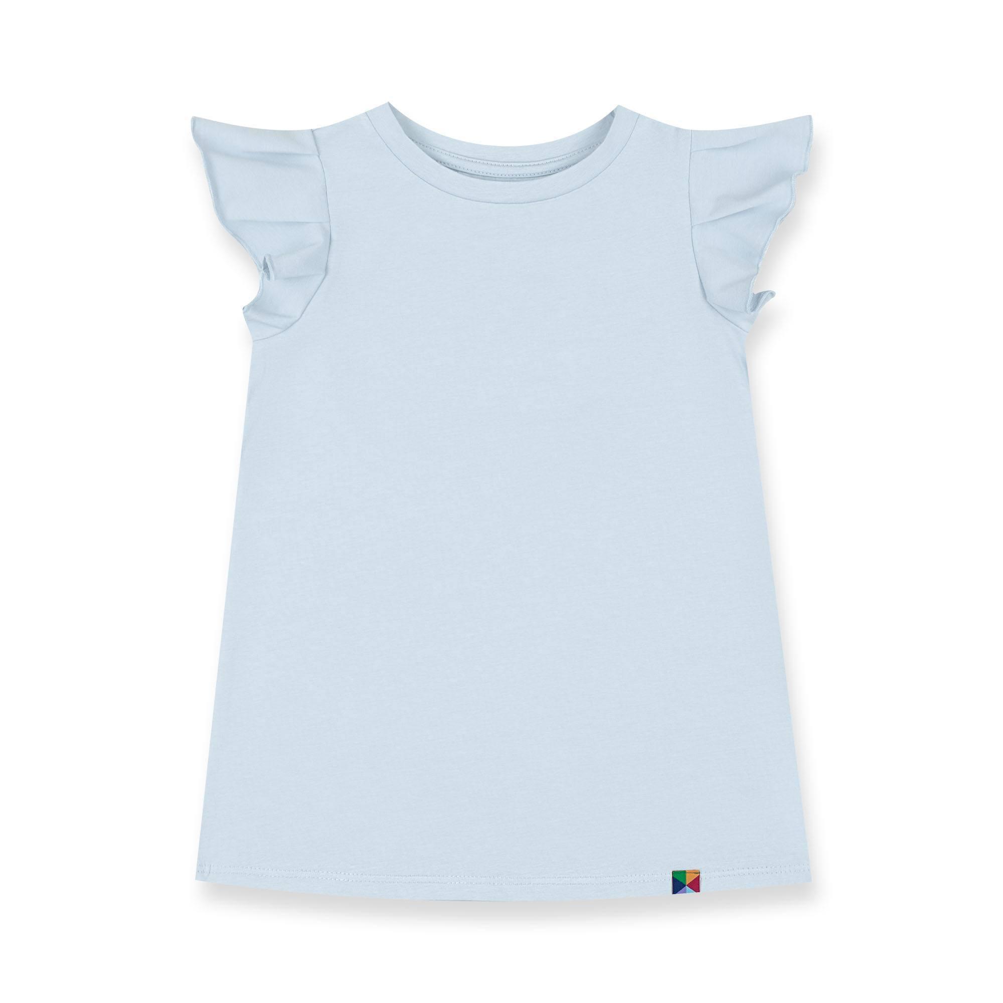 Light blue short butterfly sleeve tunic Baby