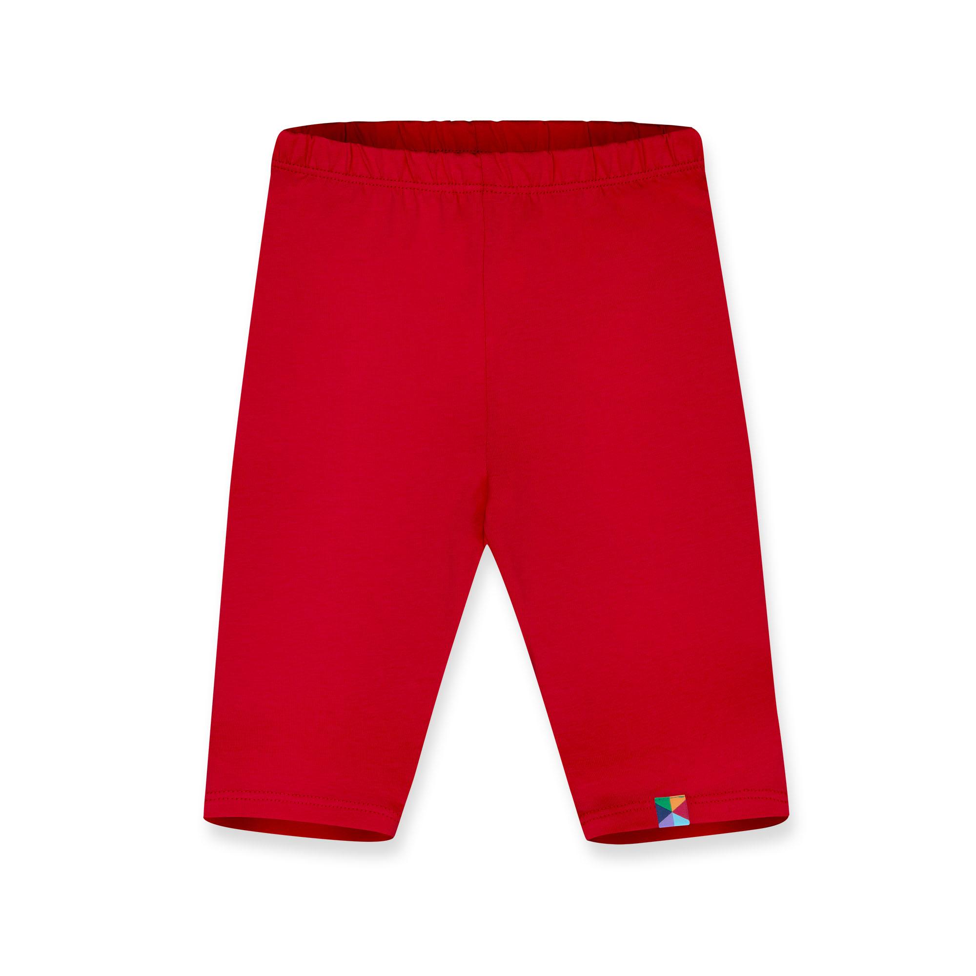 Red biker shorts