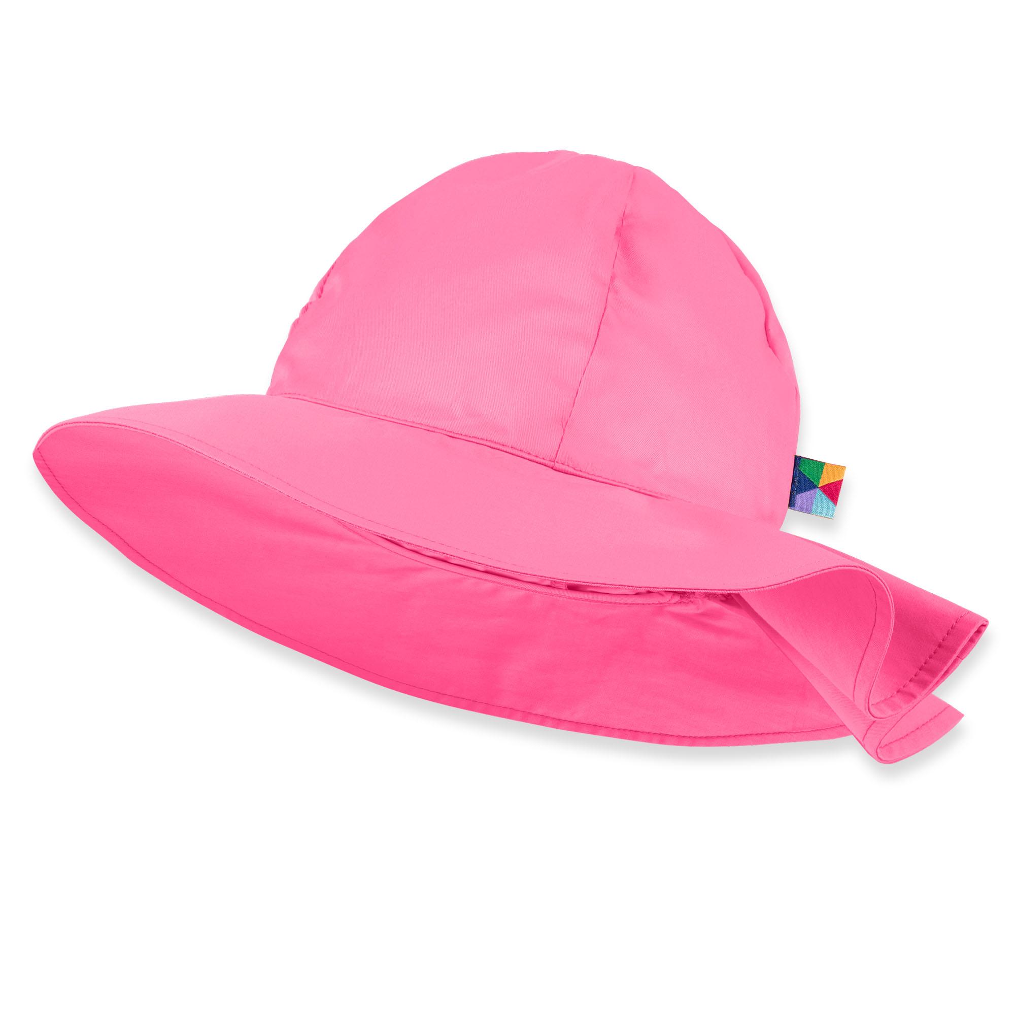 Pastel pink wide brim hat Women