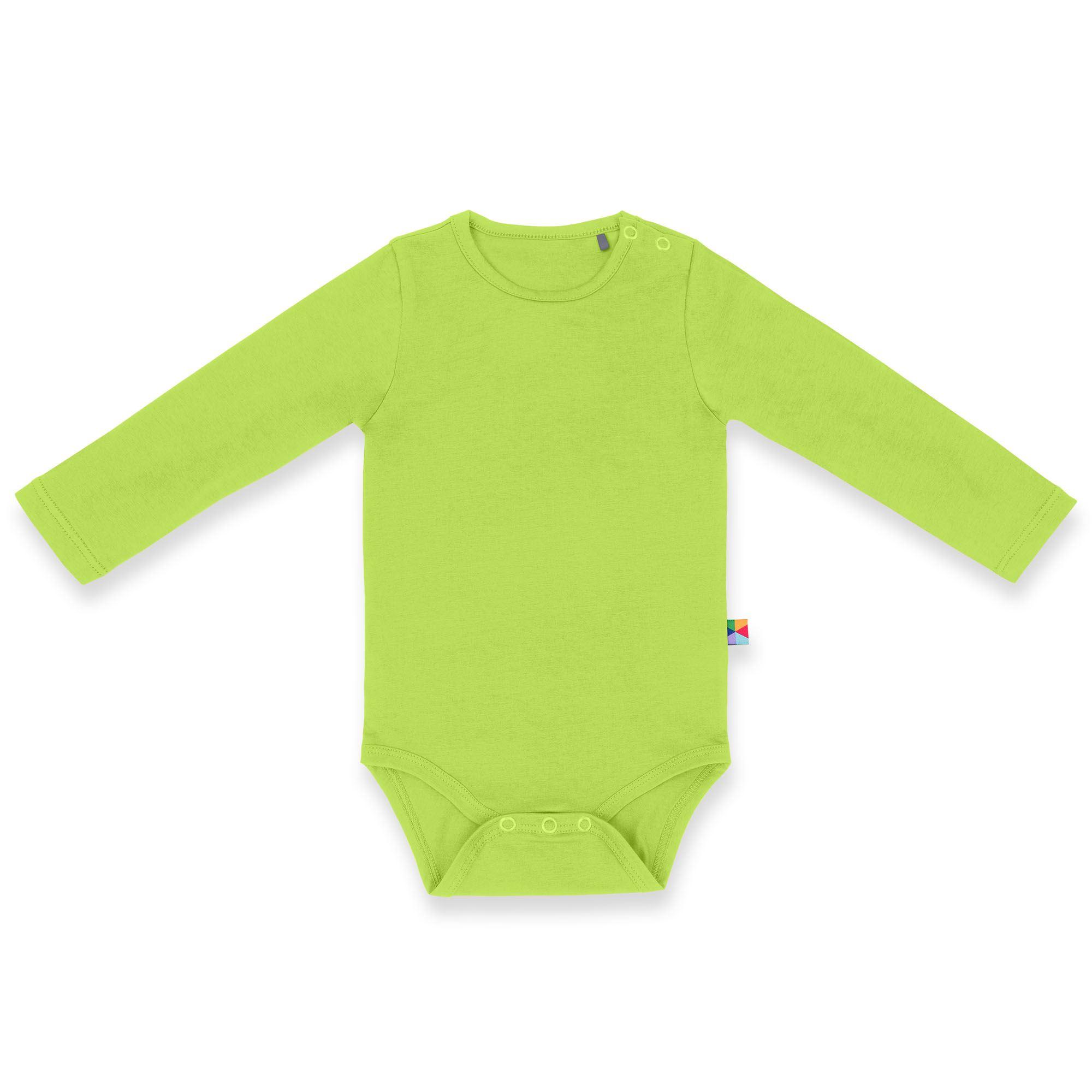 Lime green long sleeve bodysuit