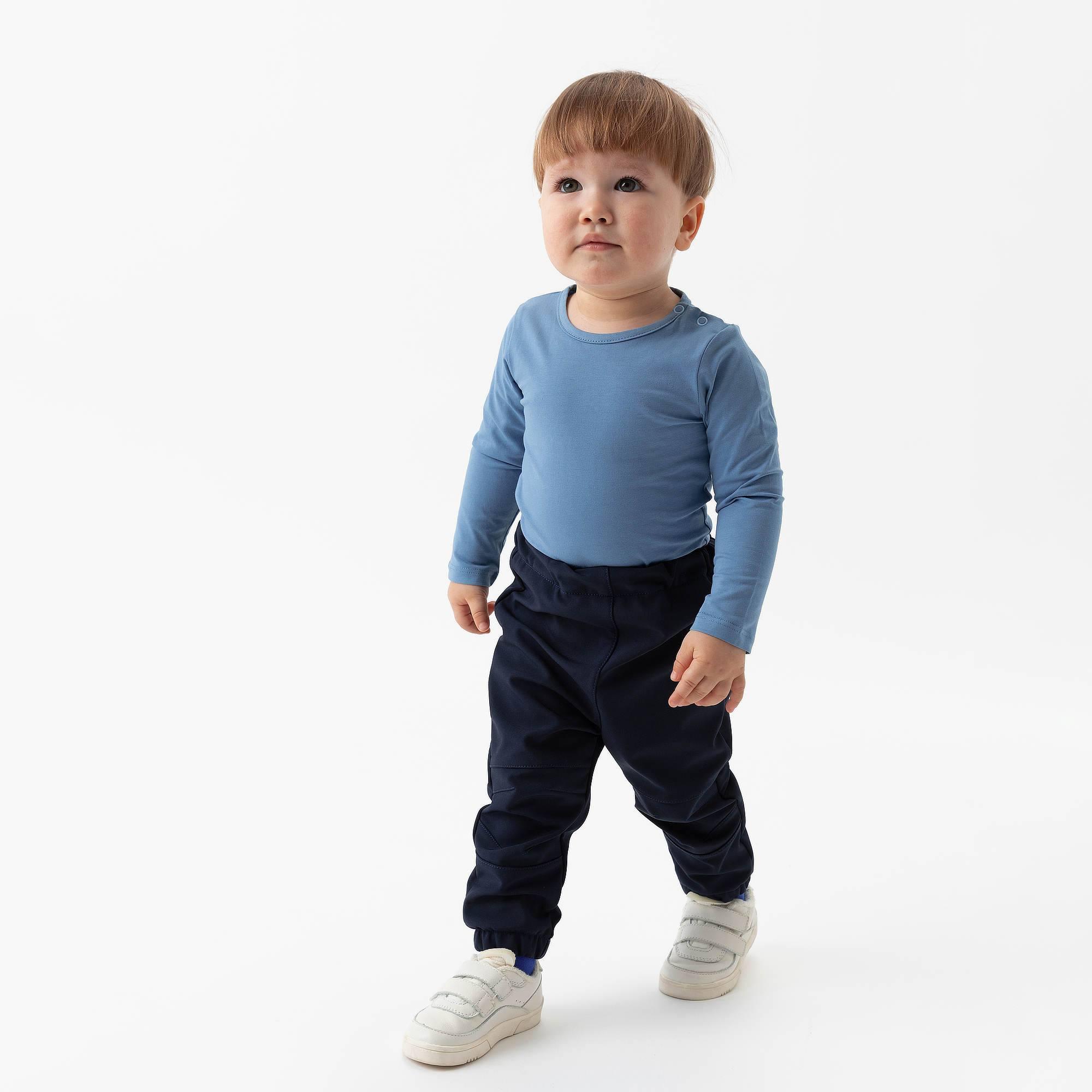 Navy blue softshell pants Baby