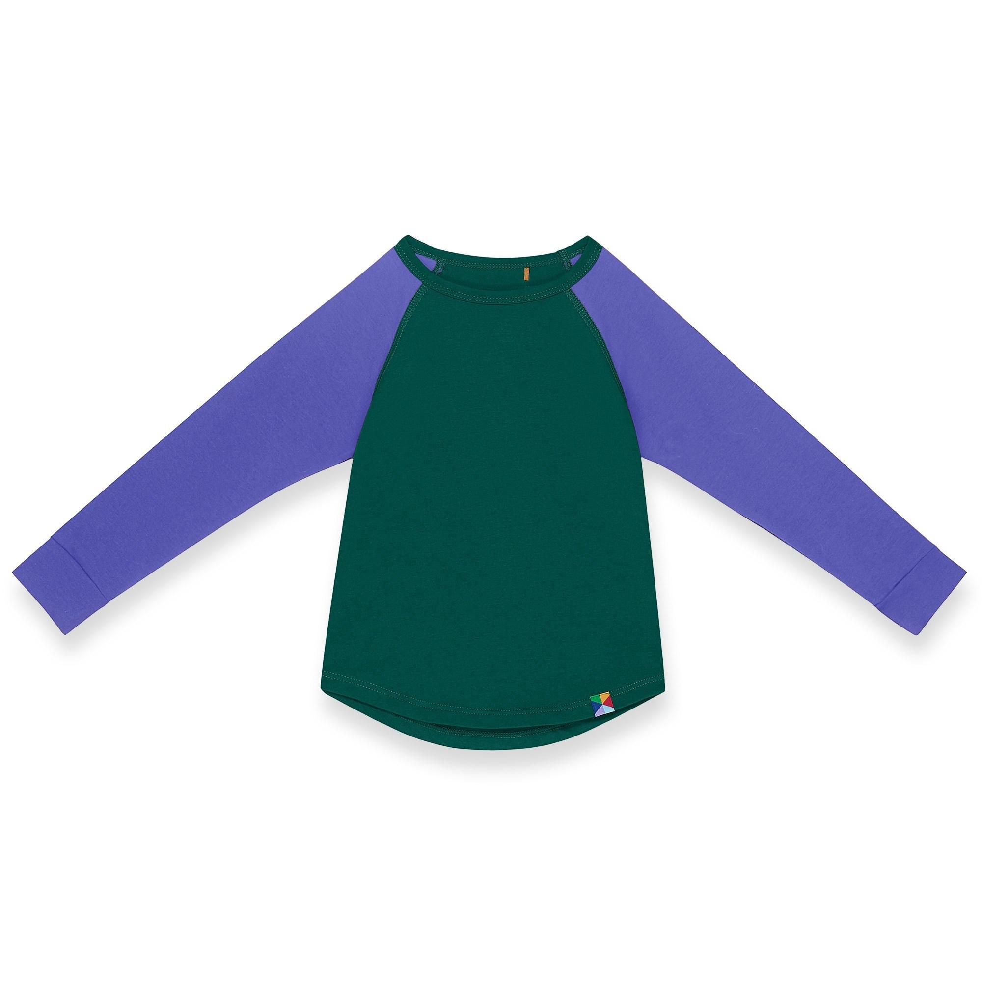 Bottle-green - very peri baseball longsleeve shirt