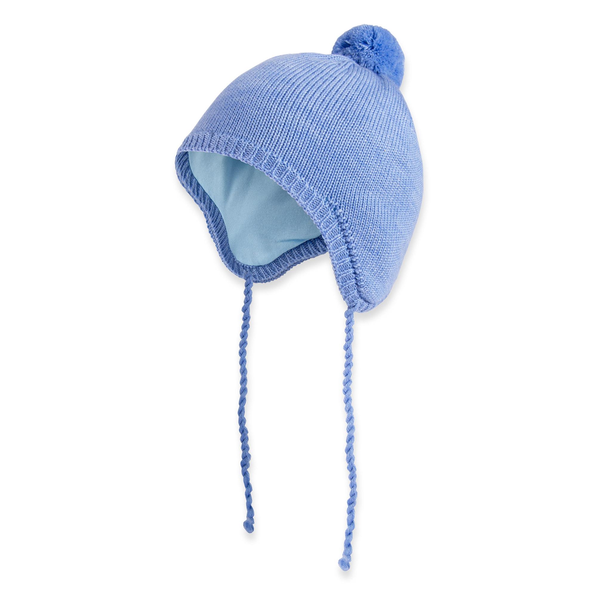 Sky blue merino wool hat Baby