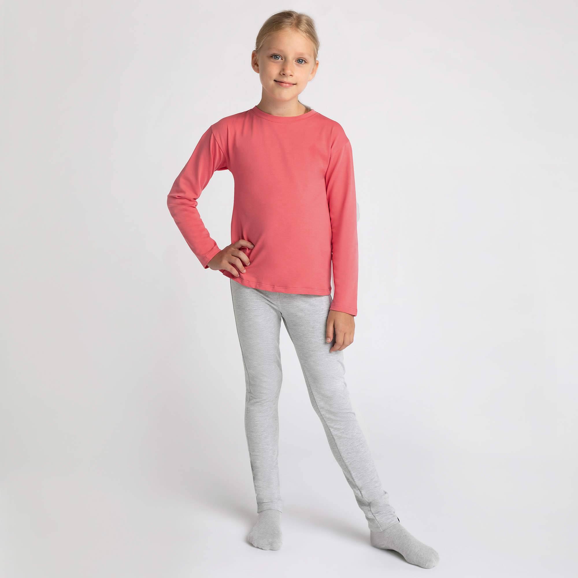 Grey melange treggings