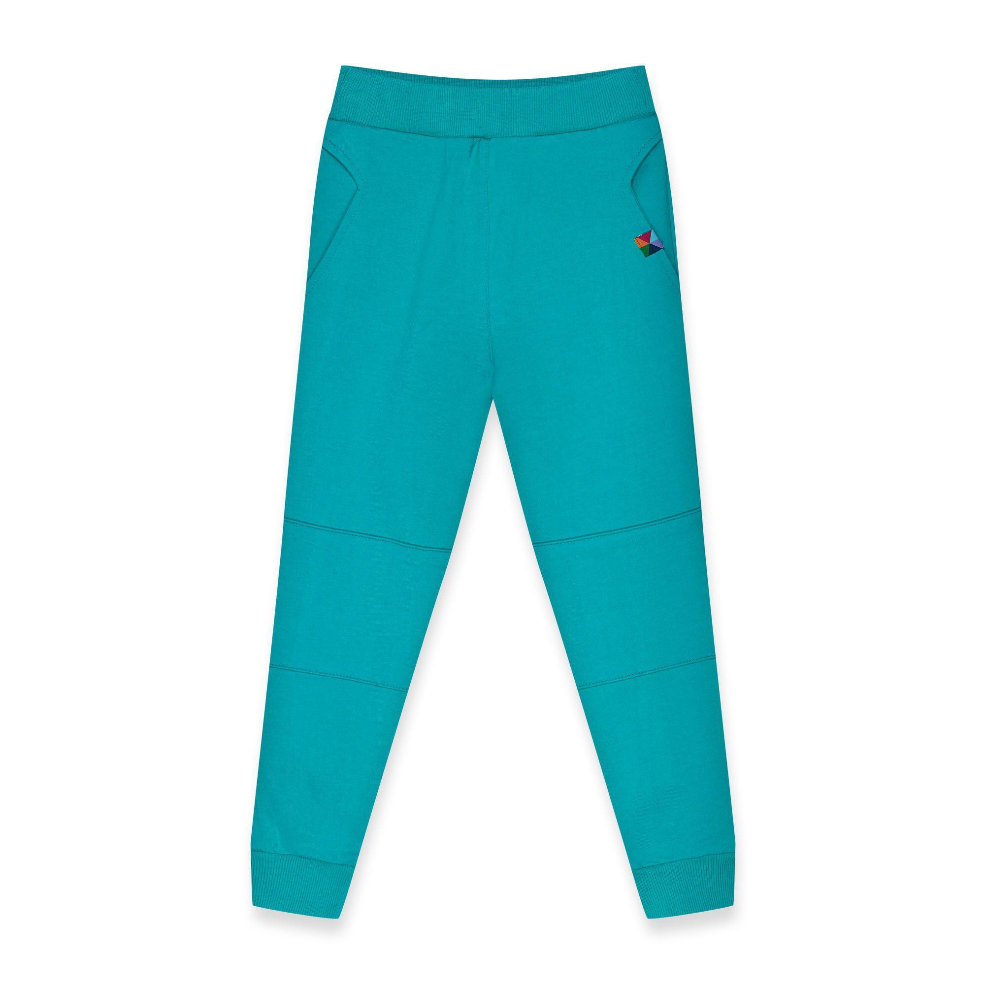 Turquoise reinforced pants