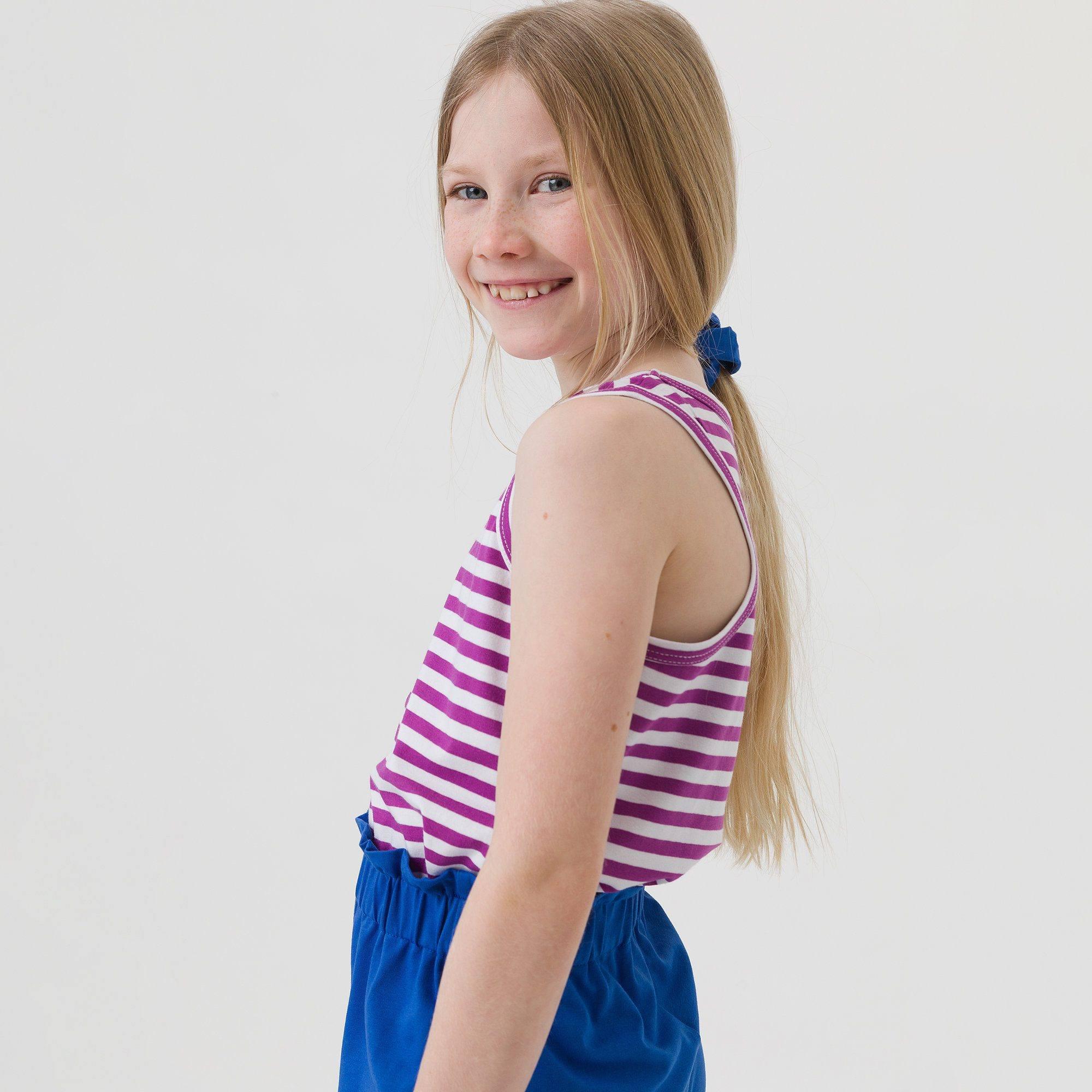 Violet stripes tank top