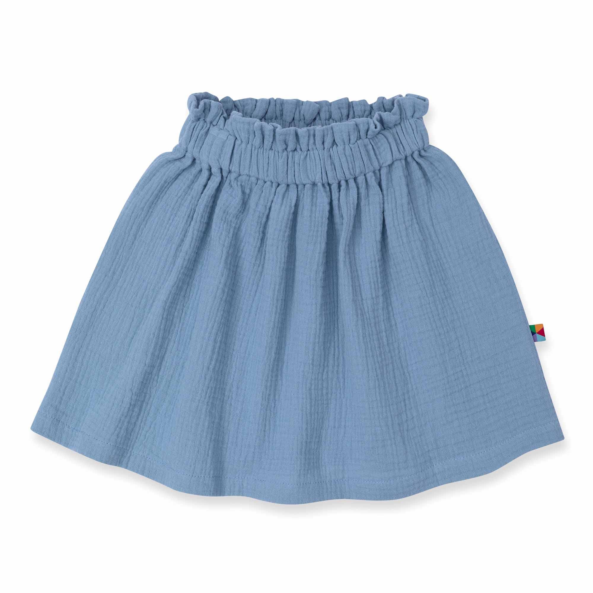 Sky blue muslin skirt