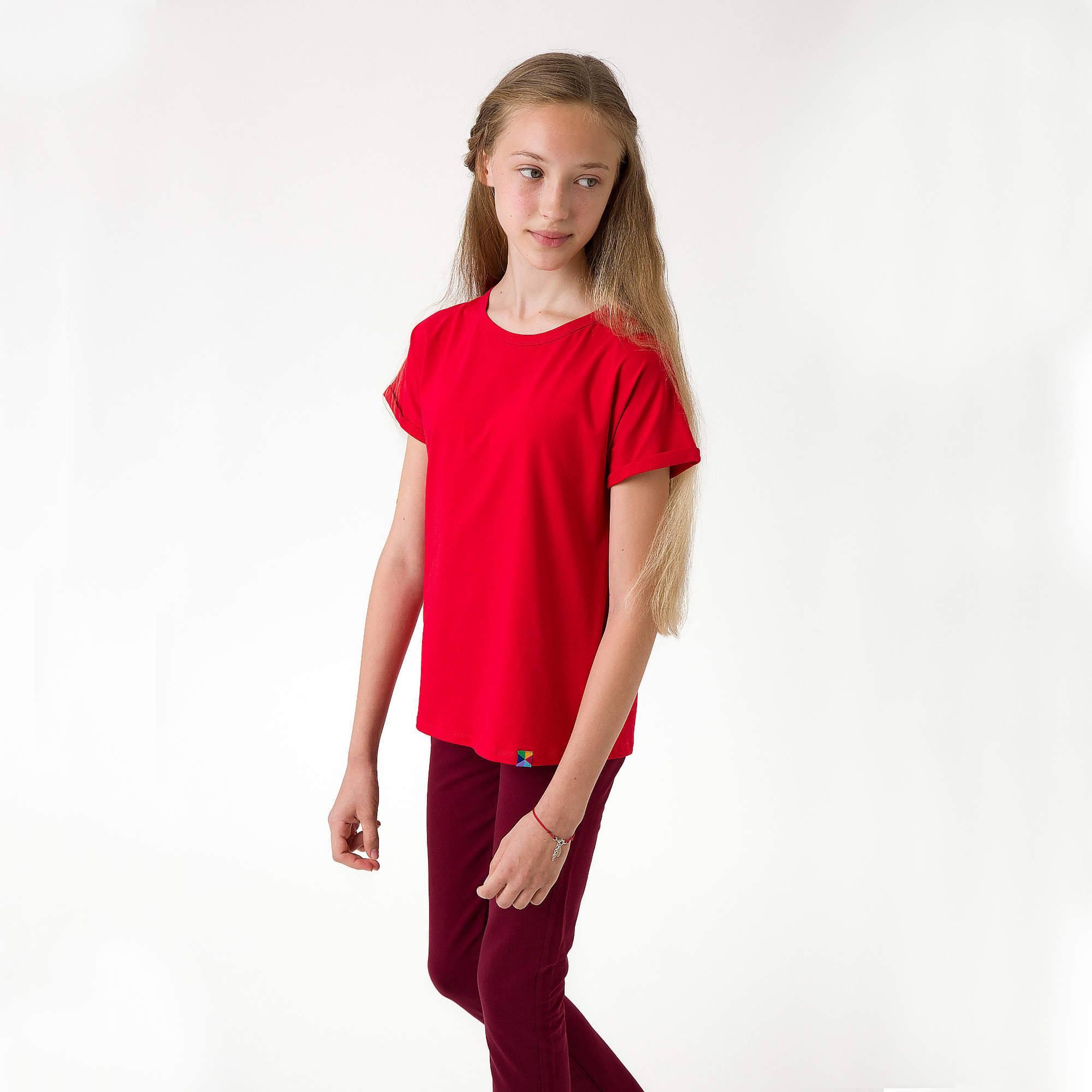 Burgundy treggings Junior