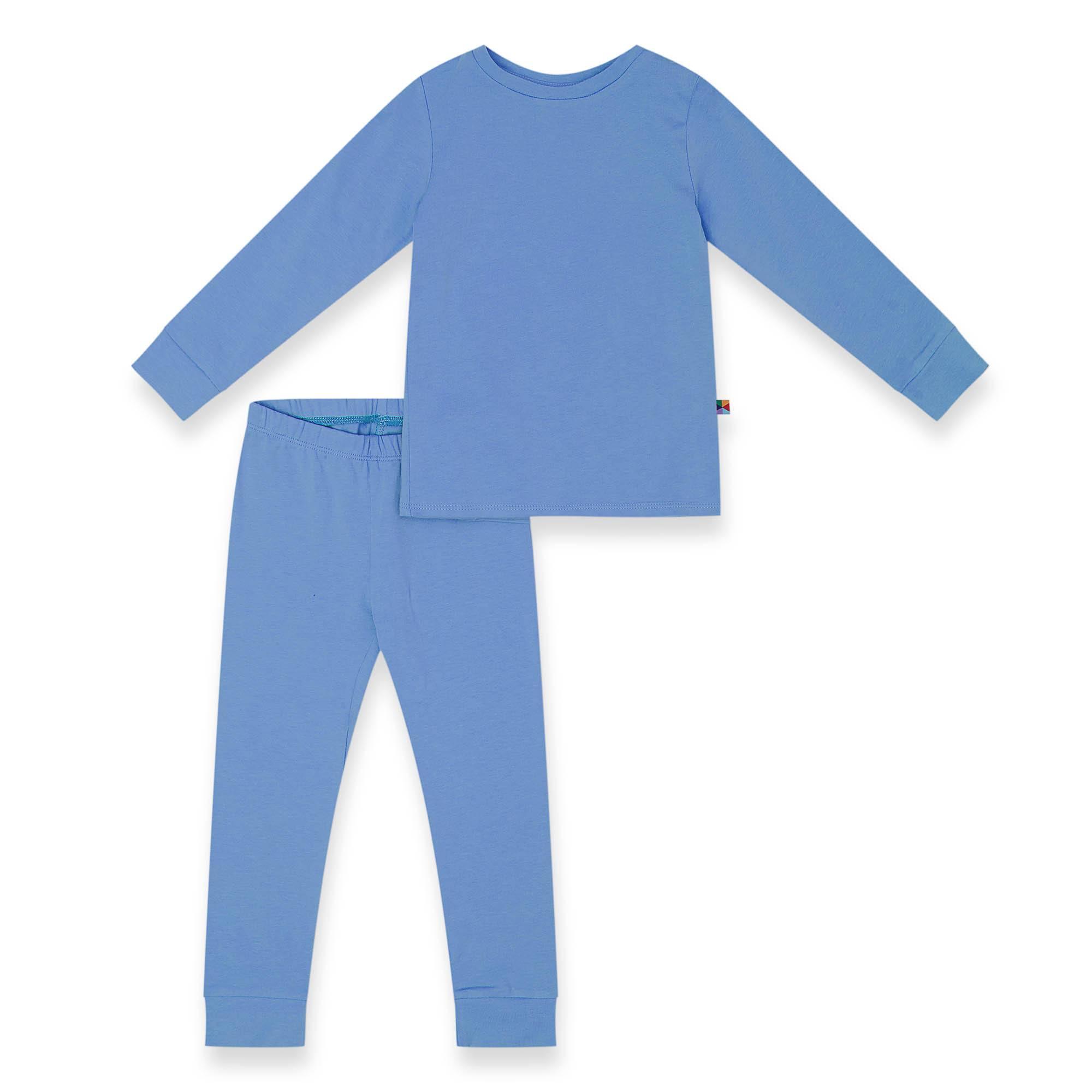 Sky blue two-piece pajama set