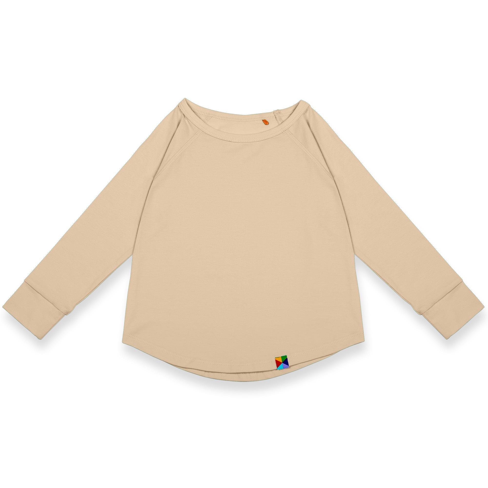 Beige long sleeve shirt