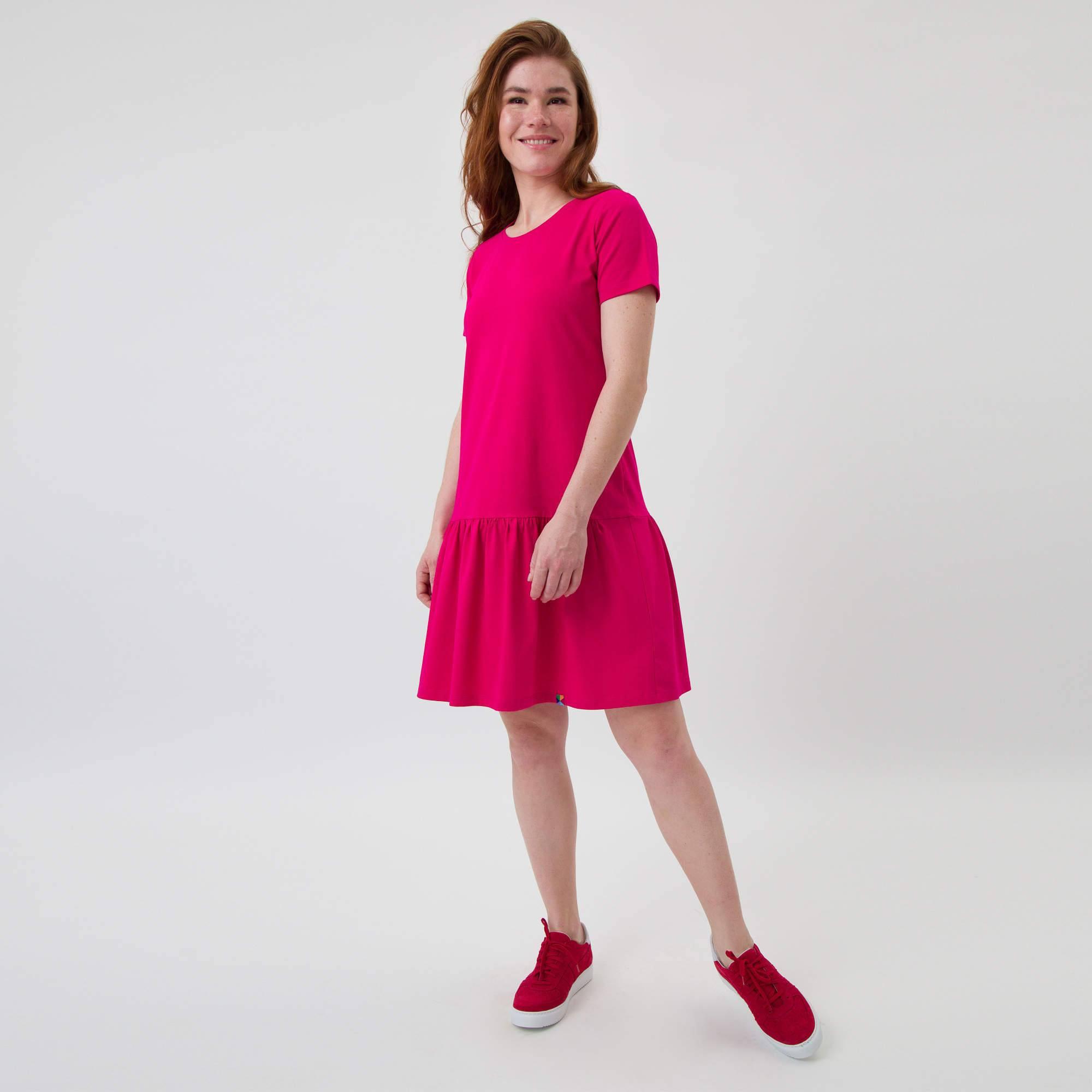 Pink frill dress Women