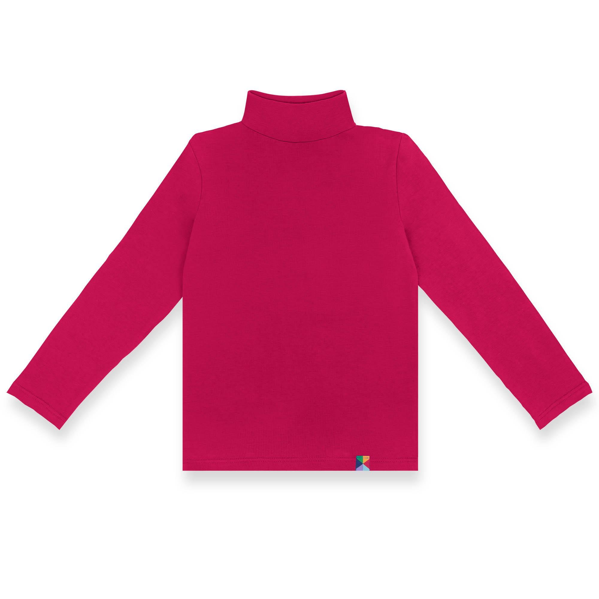 Pink turtleneck long sleeve shirt