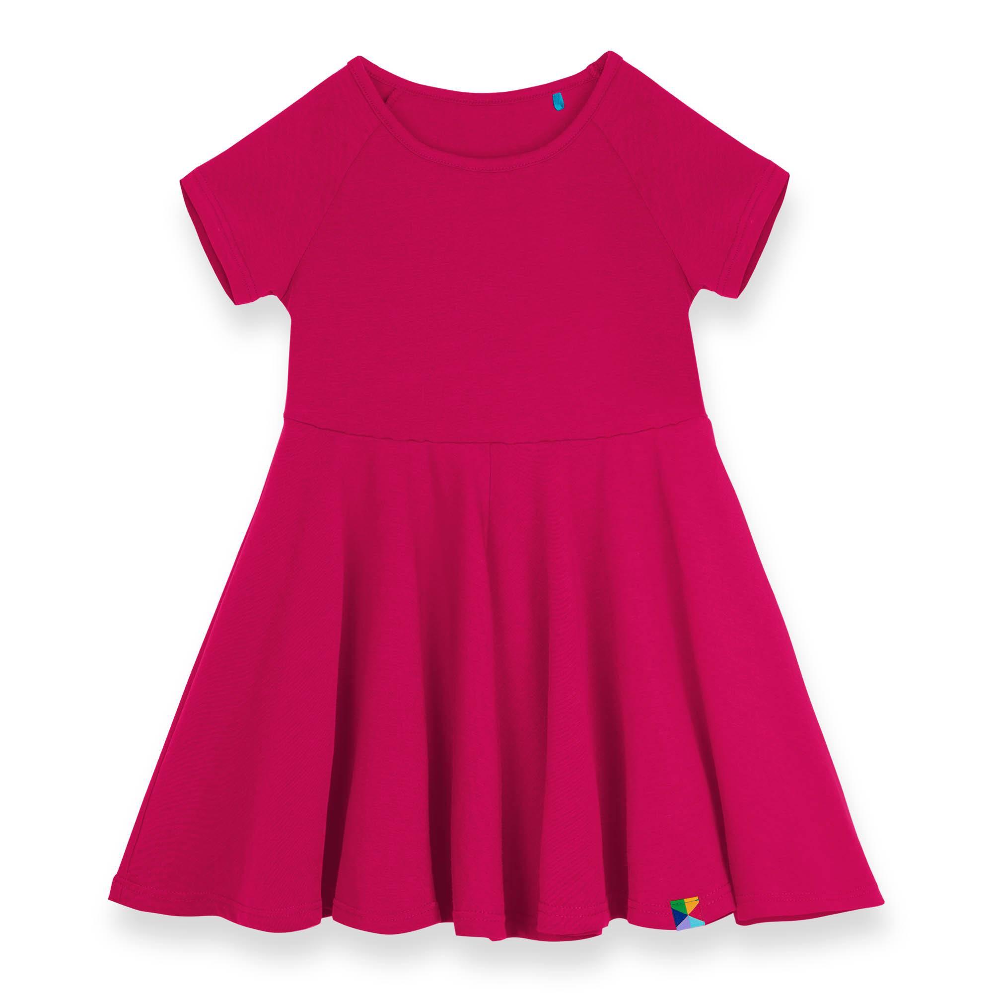 Pink short sleeve dress