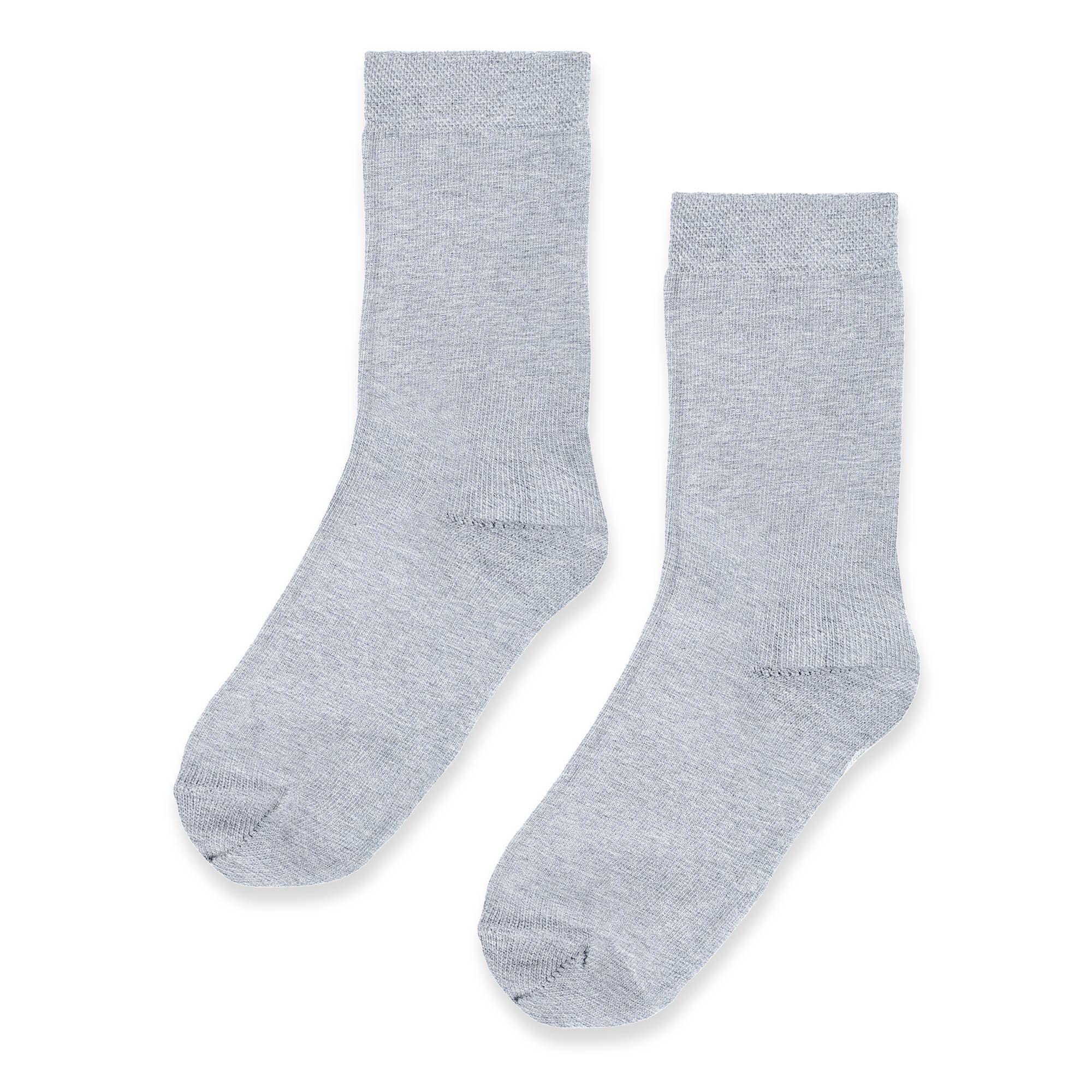 Grey melange socks