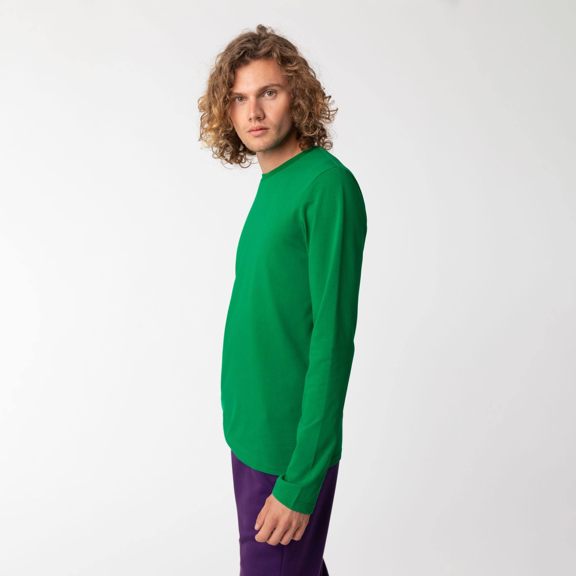 Green long sleeve shirt Men