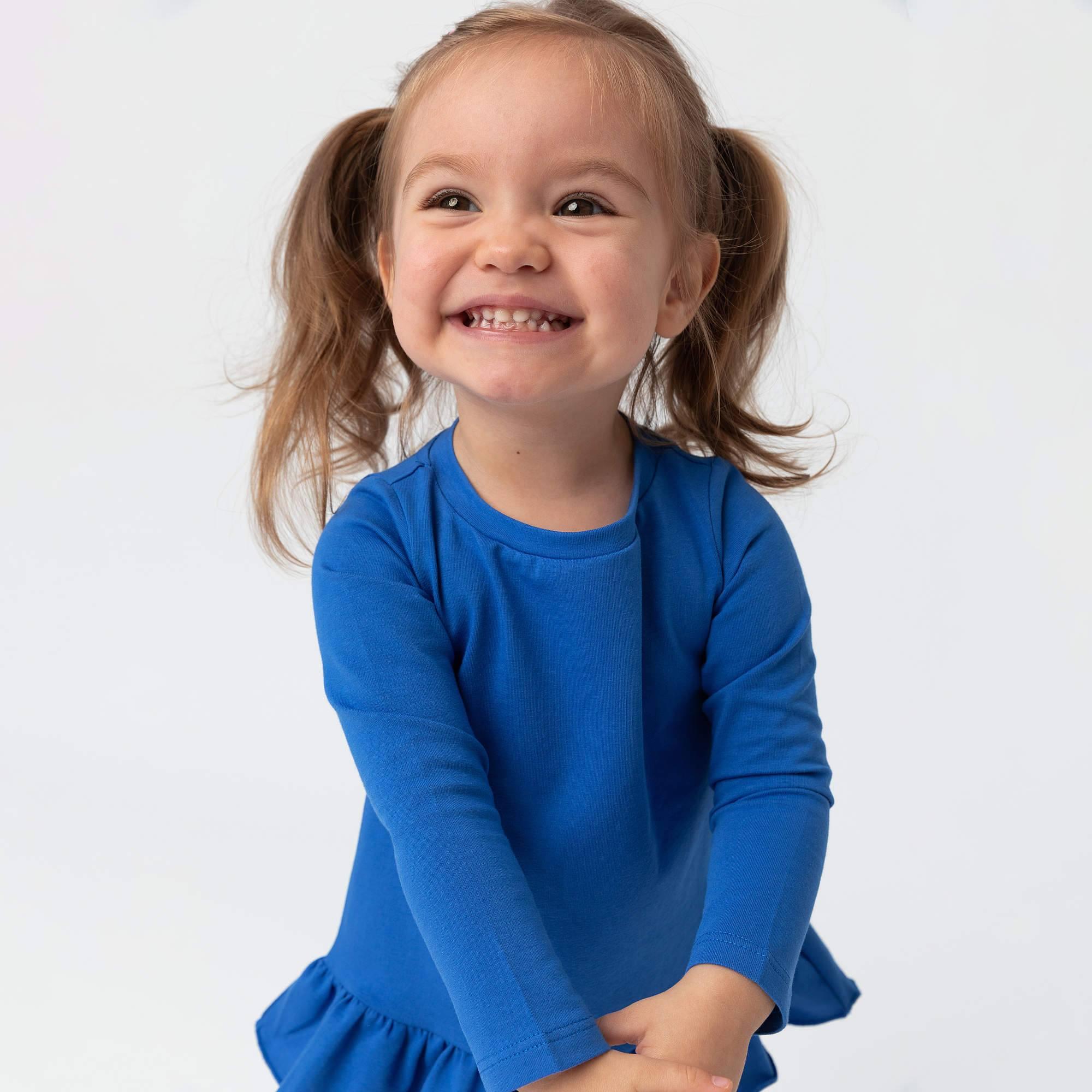 Blue ruffle blouse Baby