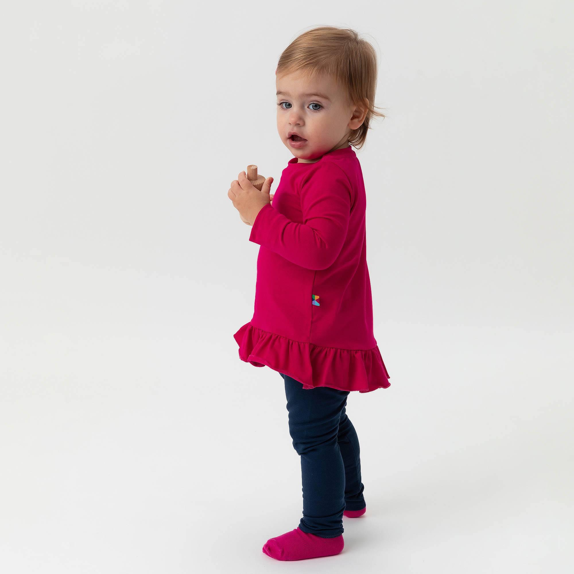 Pink ruffle blouse Baby