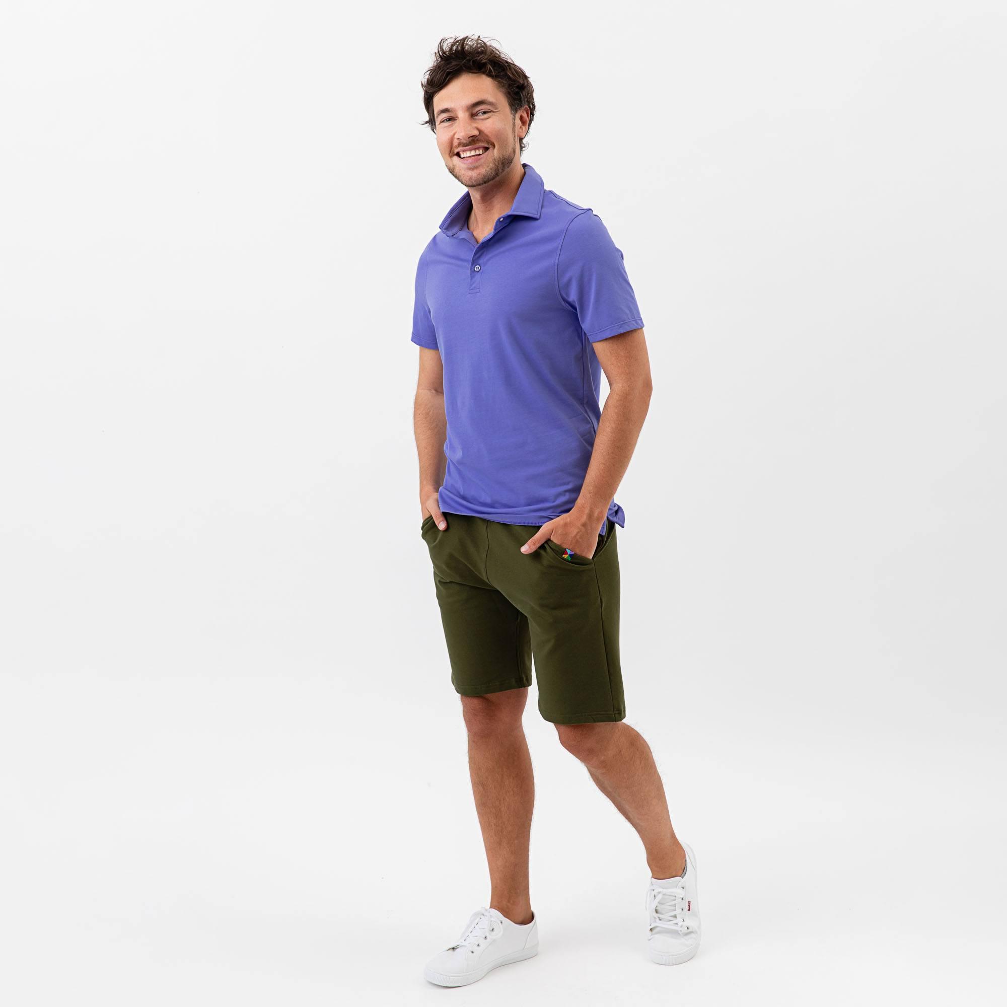 Khaki shorts Men