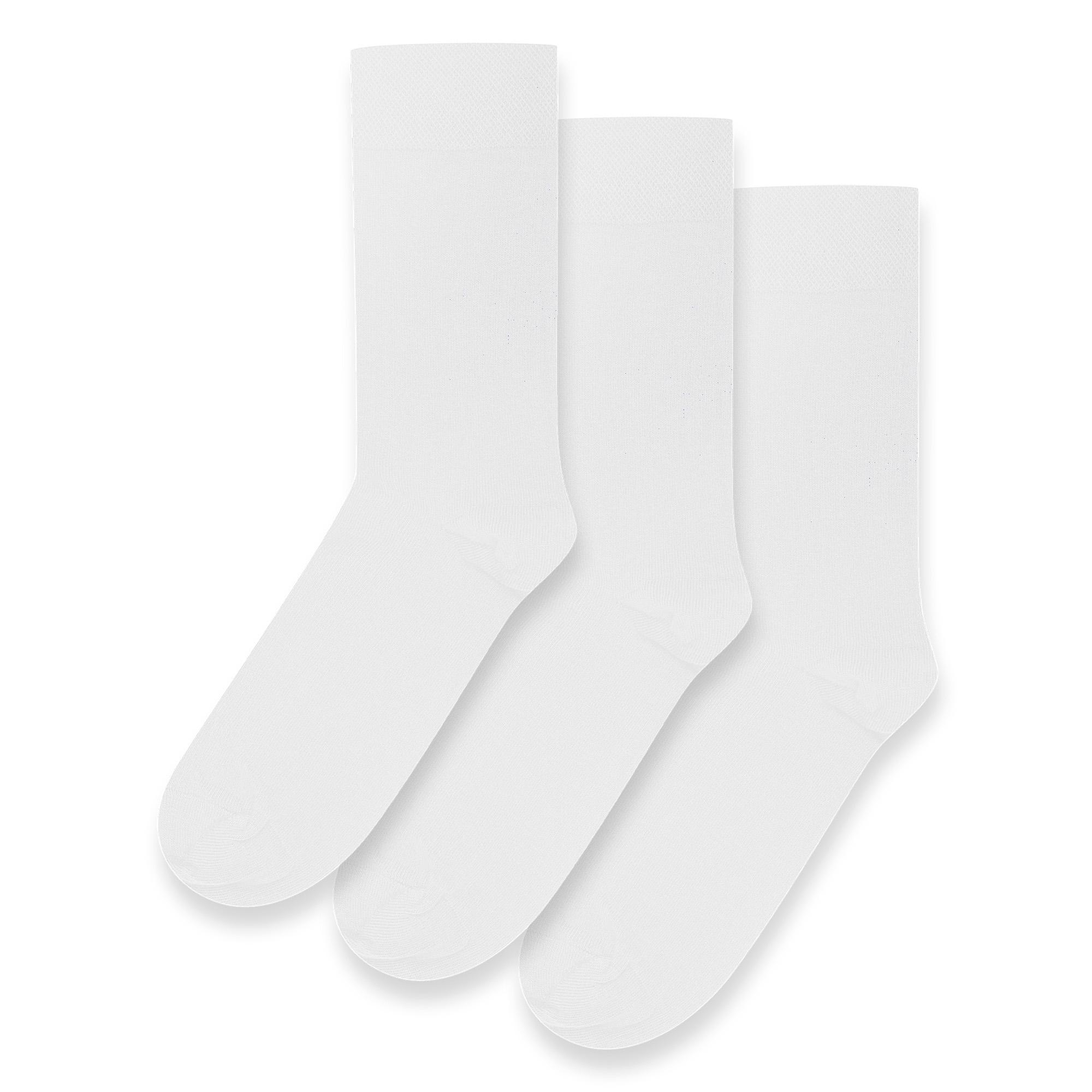 White 3-pack socks set