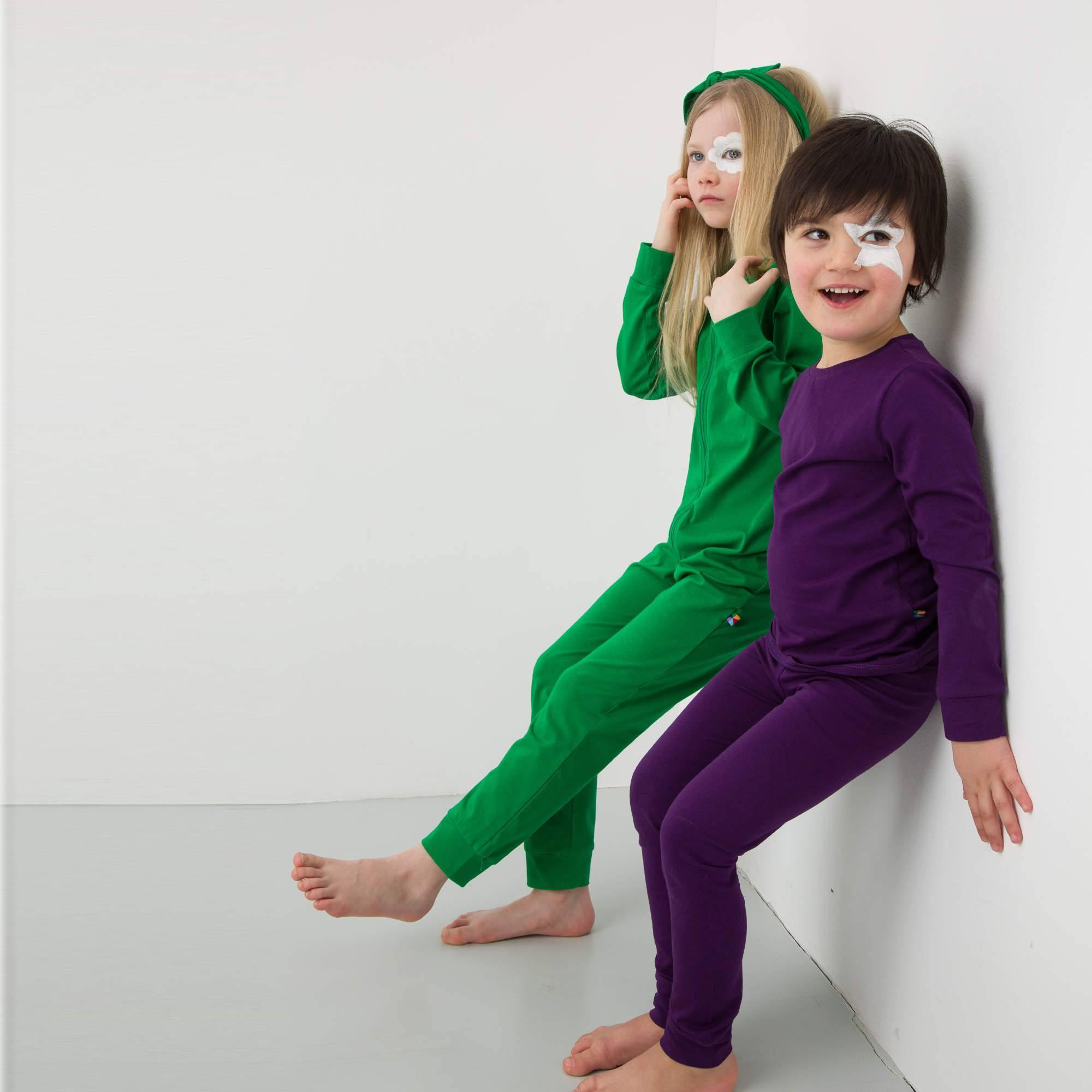 Violet two-piece pajama set