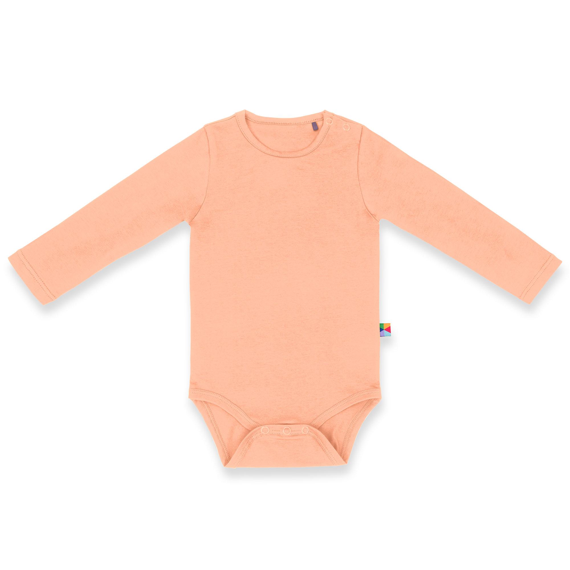 Apricot long sleeve bodysuit